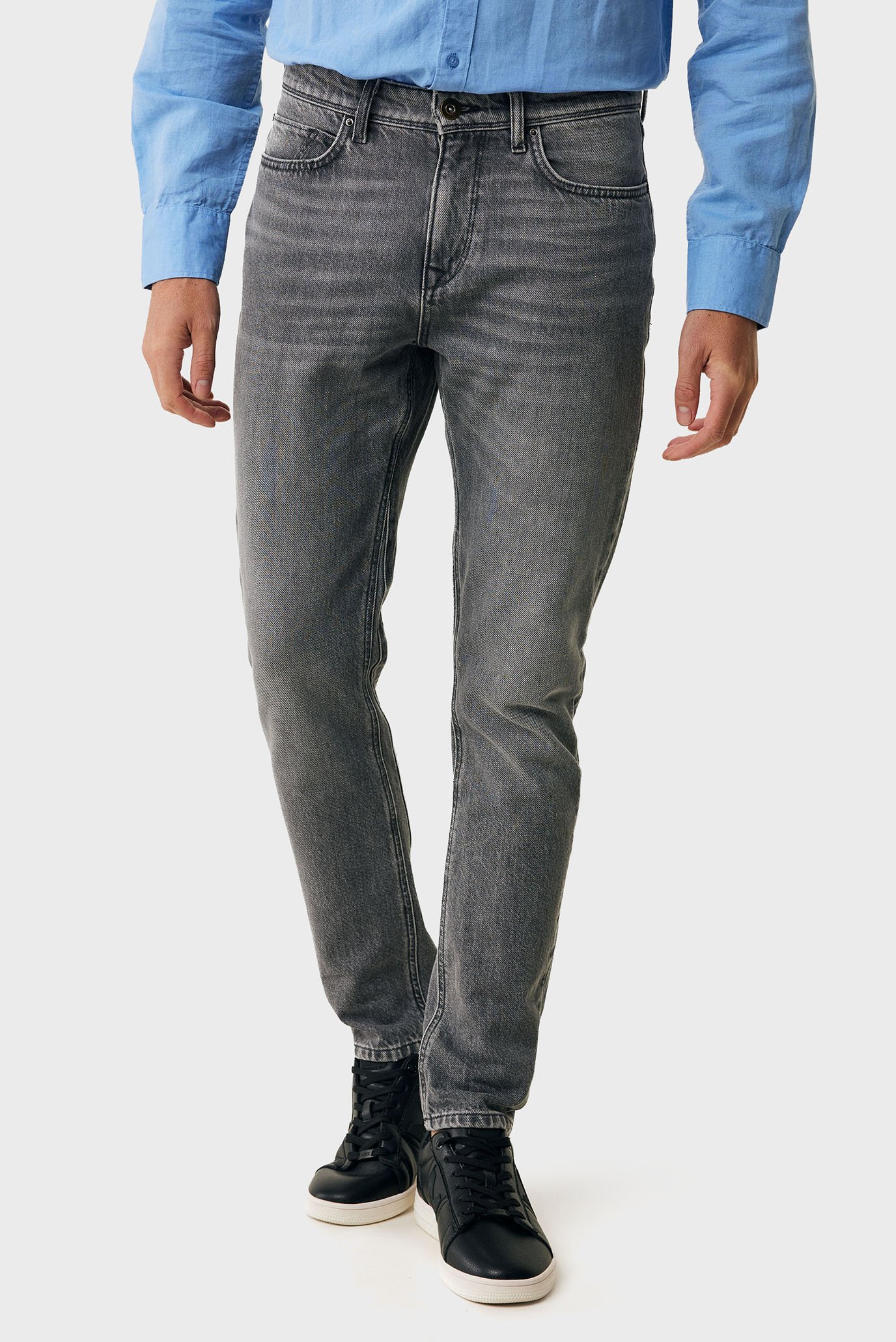 Мужские серые джинсы ADAM Jeans mid waist / tapered leg Серый 31-32 Mexx MF006200551M Мужские серые джинсы ADAM Jeans mid waist / tapered leg Серый 31-32 Mexx MF006200551M