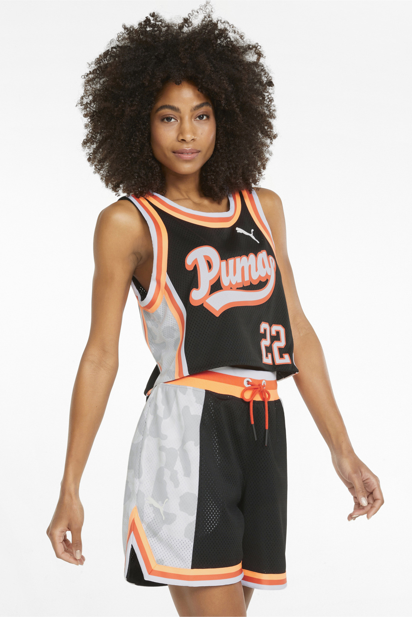 Топ Ballin' Printed Cropped Women's Basketball Jersey 1