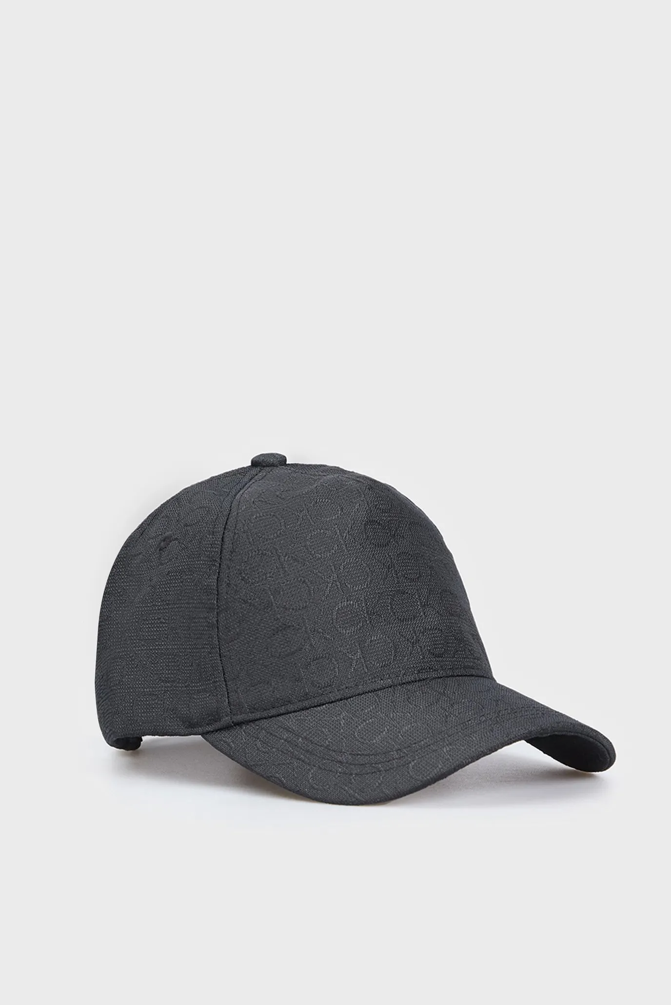 Жіноча чорна кепка з візерунком MONOGRAM JACQUARD CAP 1