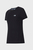 Женская черная футболка Jacquard
