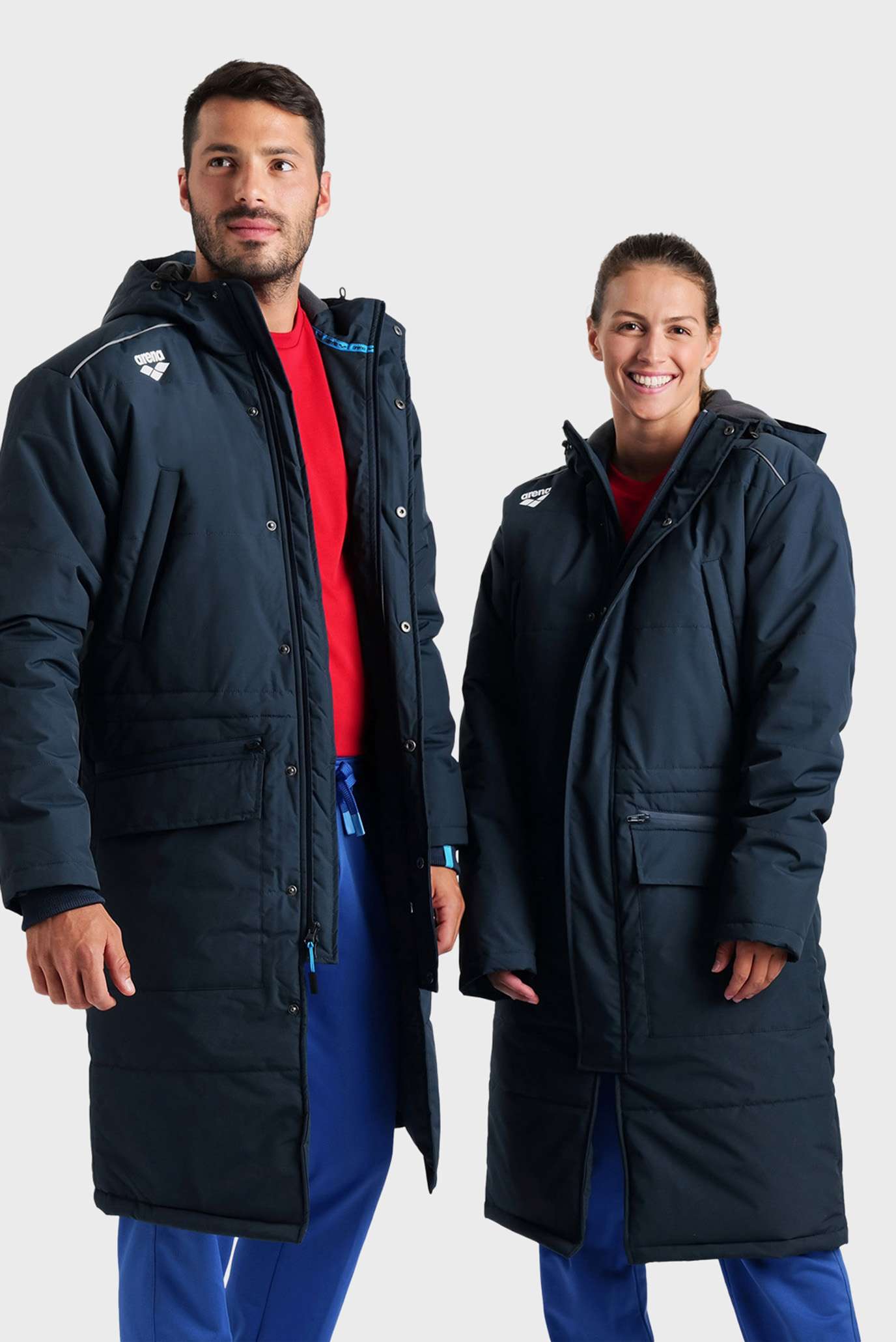 Темно-синяя парка TEAM PARKA SOLID (унисекс) Синий XS Arena 004914-700 Темно-синяя парка TEAM PARKA SOLID (унисекс) Синий XS Arena 004914-700