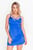 Жіноча синя сукня