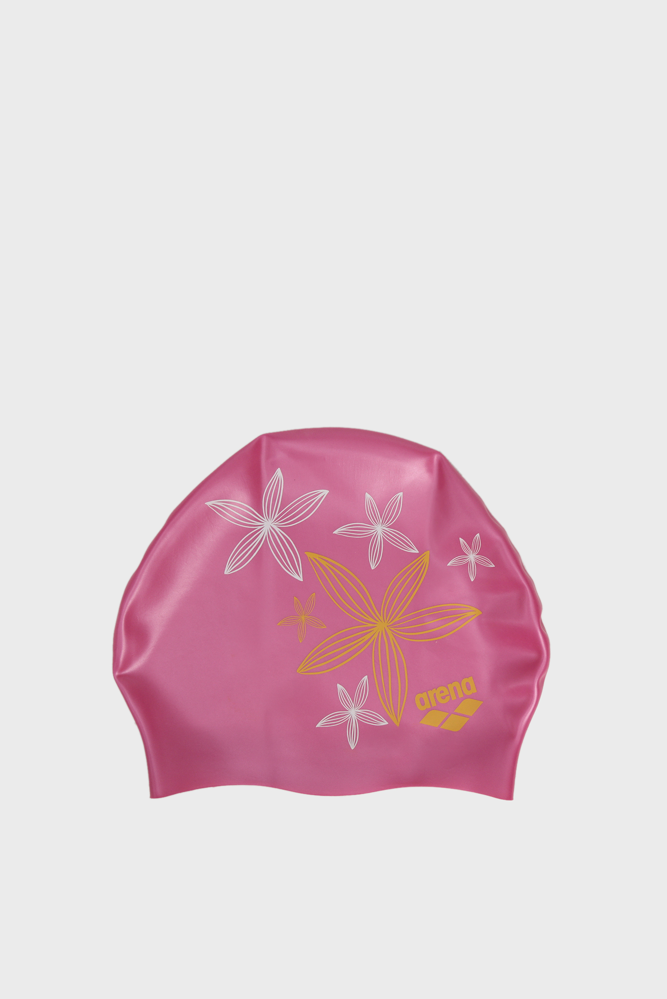 Детская розовая шапочка для плавания PRINT JR 1