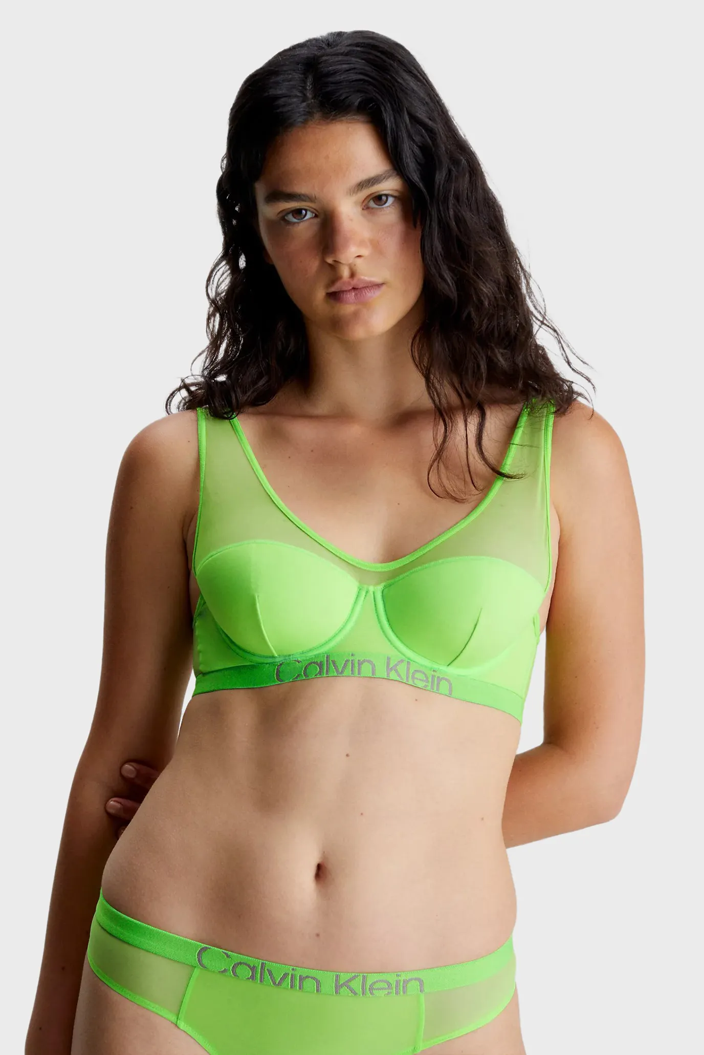 Женский салатовый бюстгальтер LGHT LINED BRALETTE 3