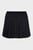 Женская черная плиссированная юбка в полоску