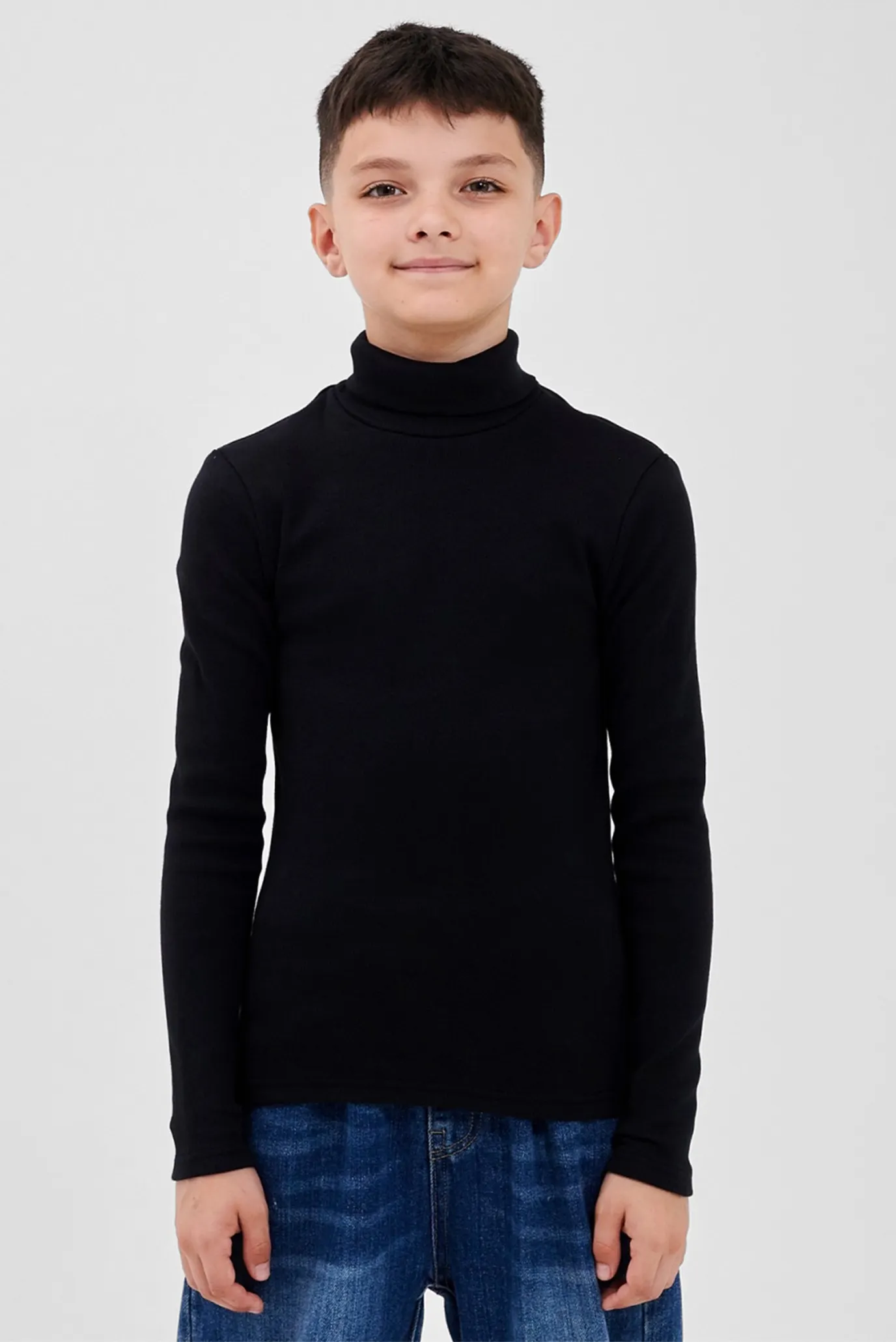 Детский черный гольф 1