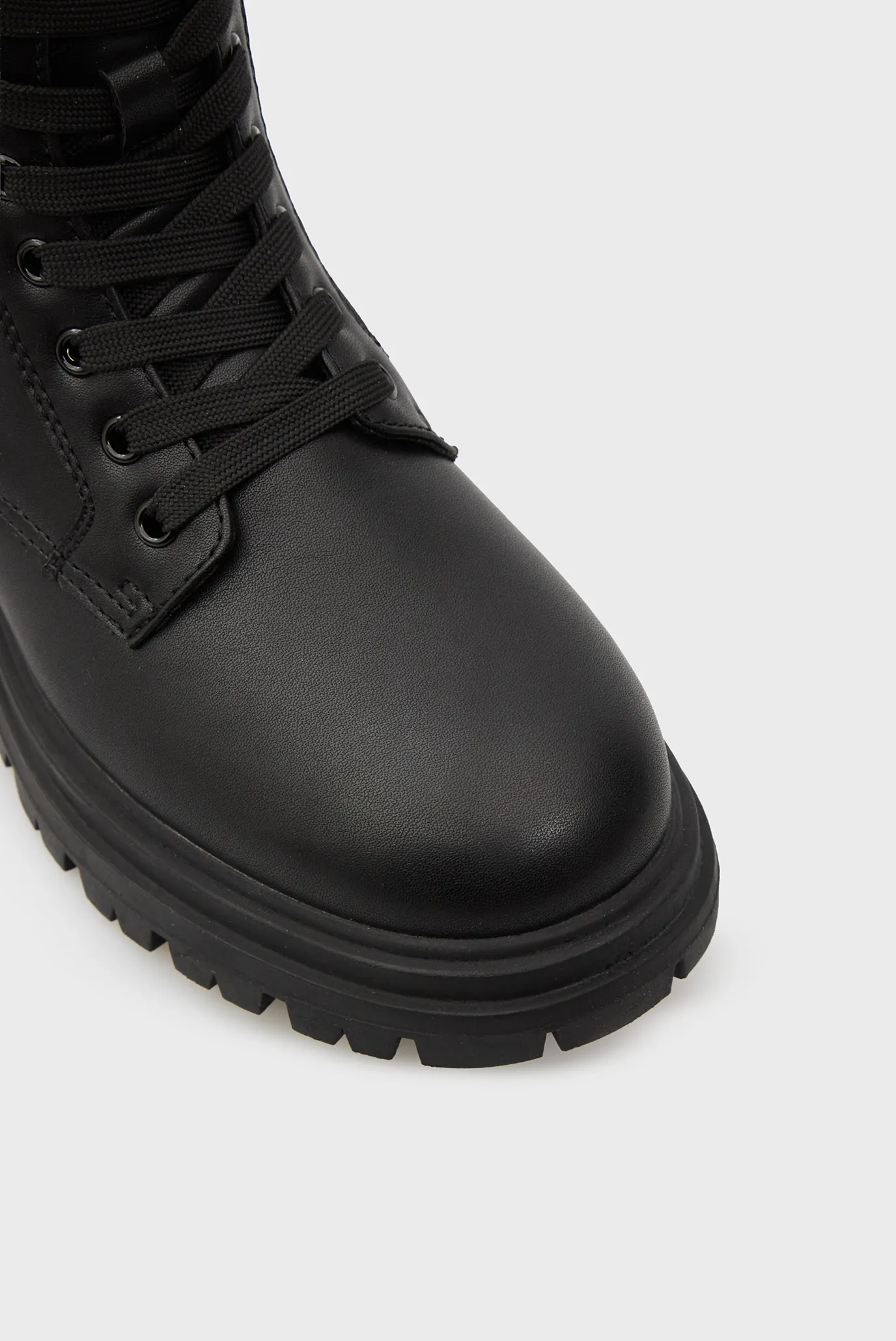 Детские черные ботинки LACE-UP 4