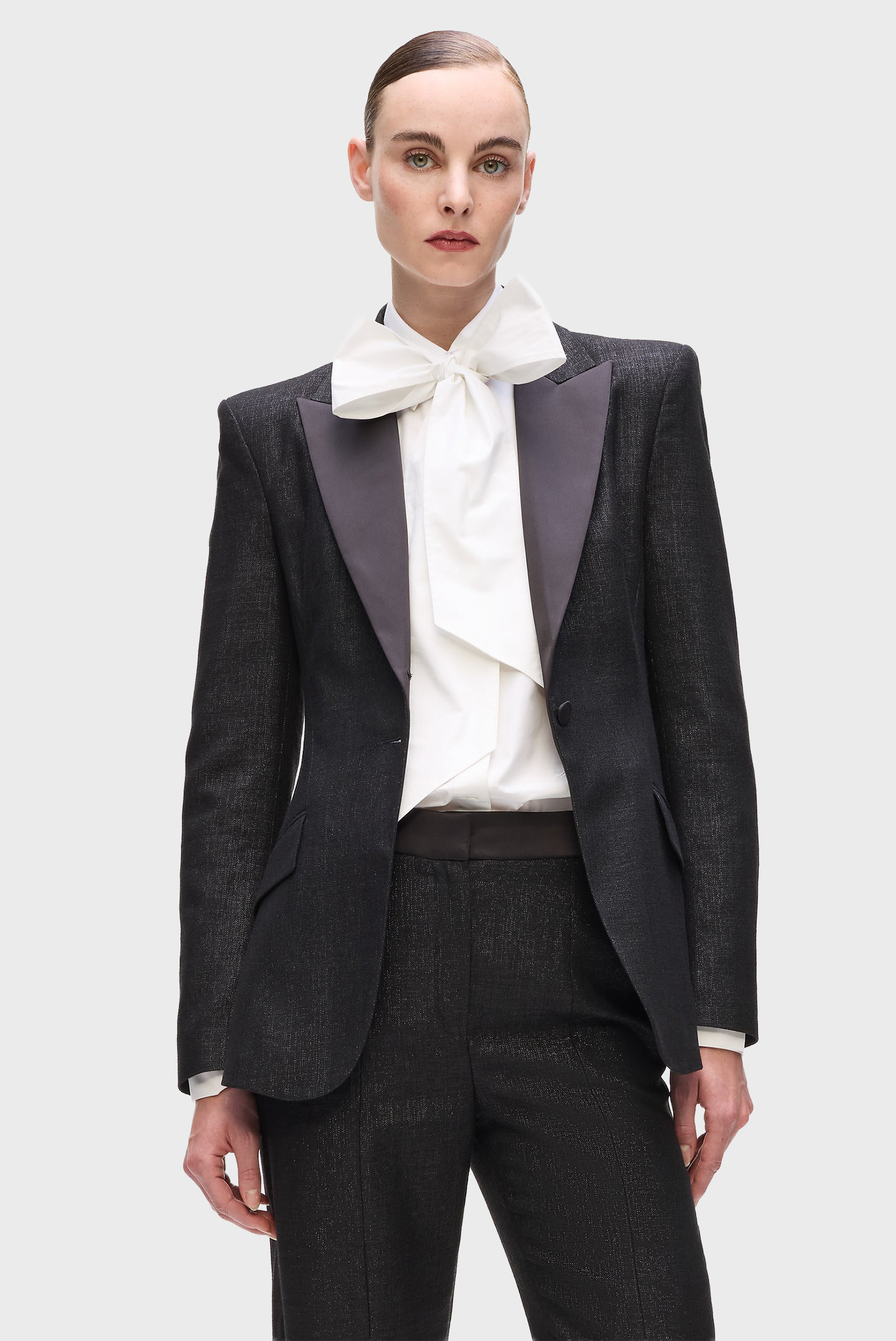 Женский черный жакет metallic Черный 38 Karl Lagerfeld A4W14039 Женский черный жакет metallic Черный 38 Karl Lagerfeld A4W14039