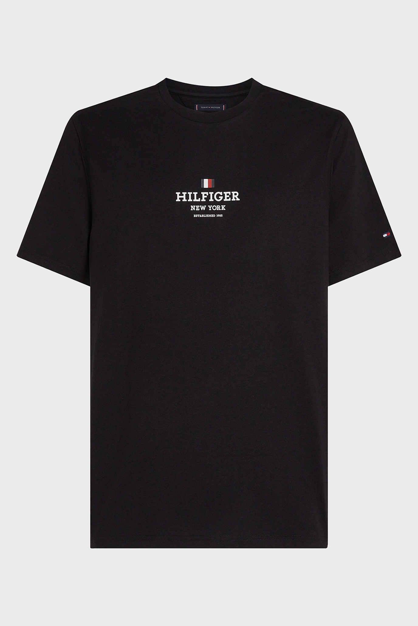 Чоловіча чорна футболка RWB HILFIGER TEE 1