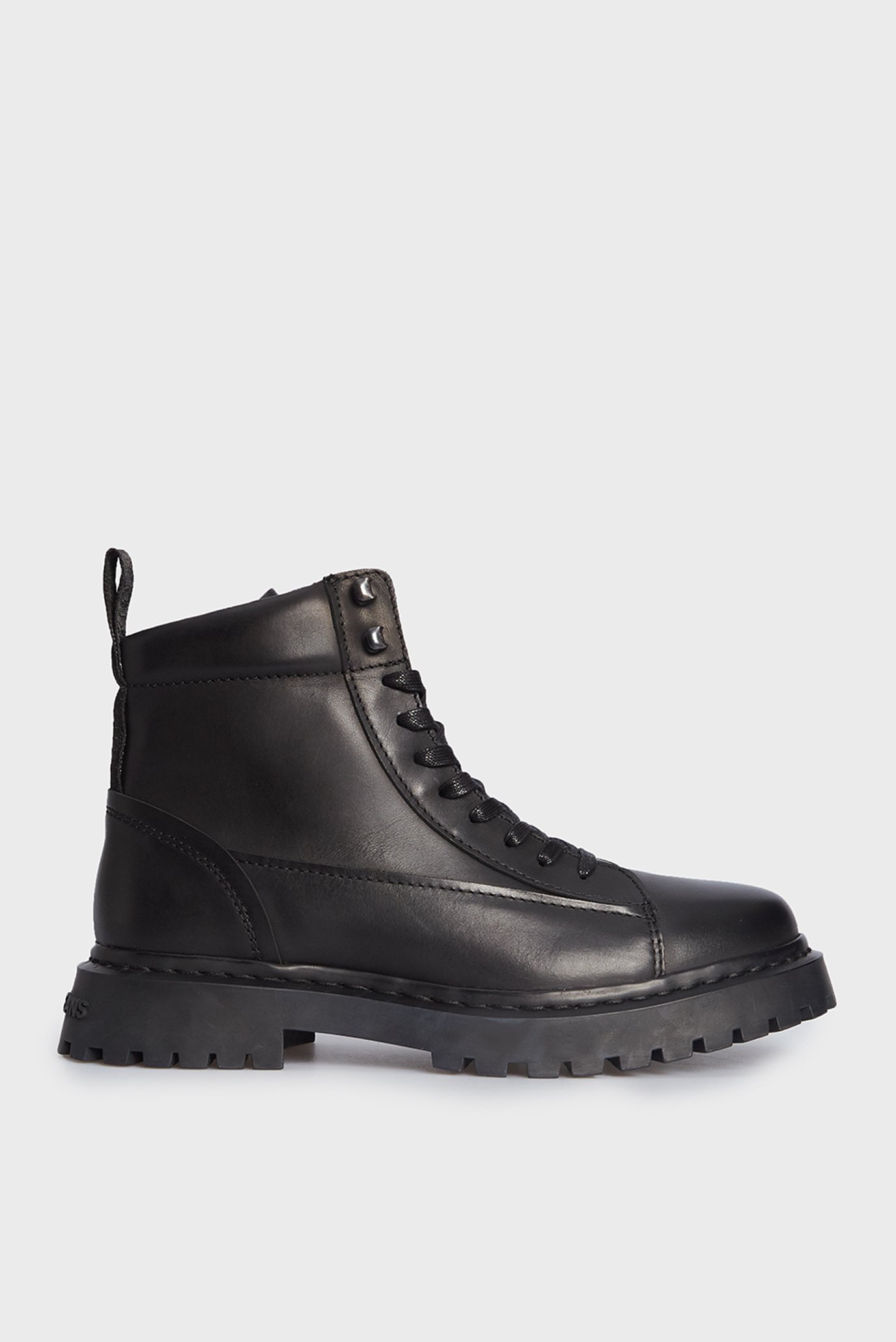 Мужские черные кожаные ботинки TJM LACE UP BOOT 1