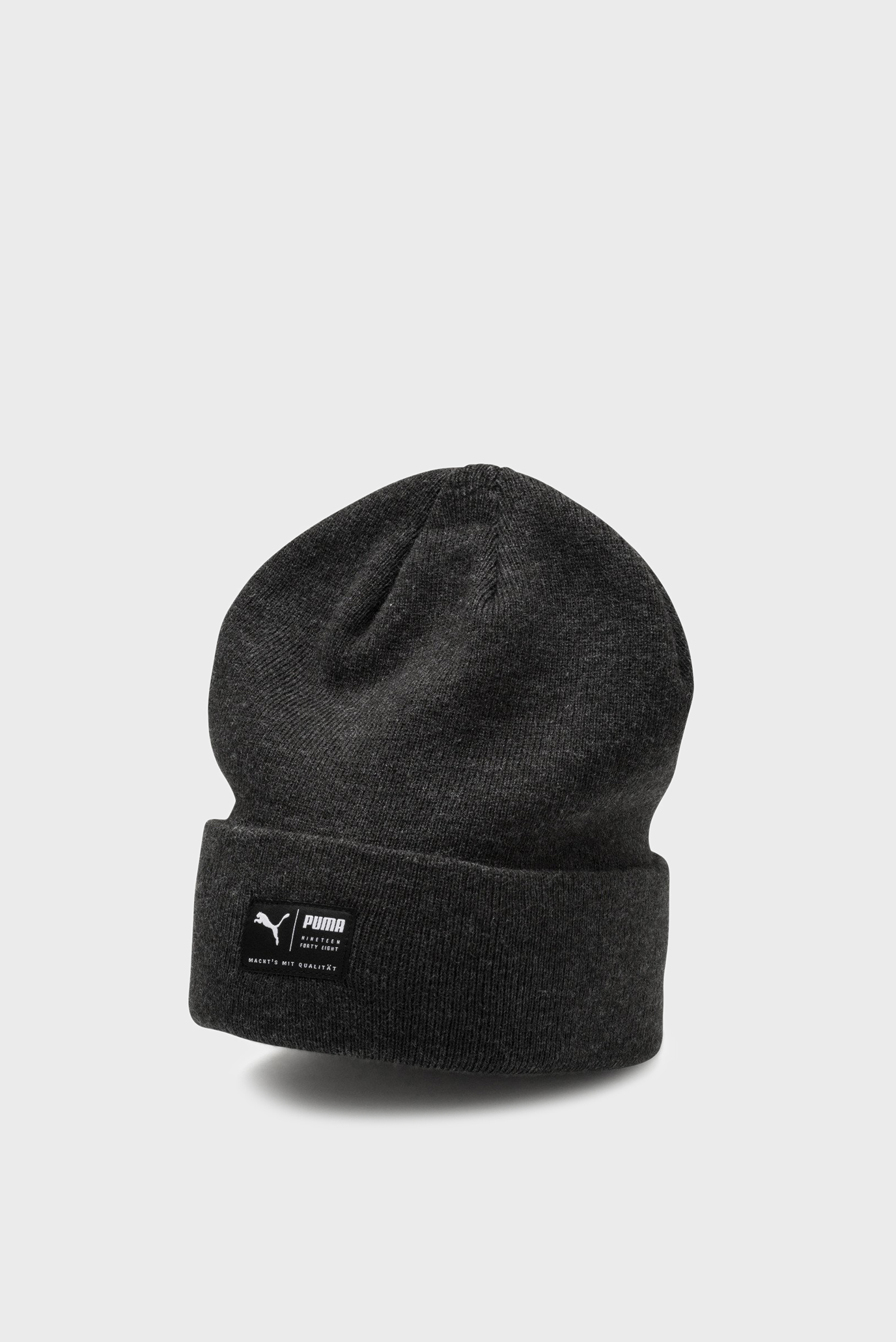 Черная шапка ARCHIVE heather beanie 1