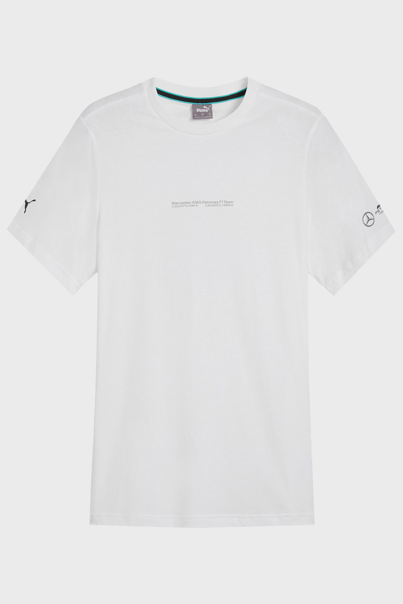 Мужская белая футболка Mercedes-AMG Petronas F1® Statement Tee Men 1