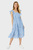 Женское голубое платье BRODERIE FRILL SHOUL