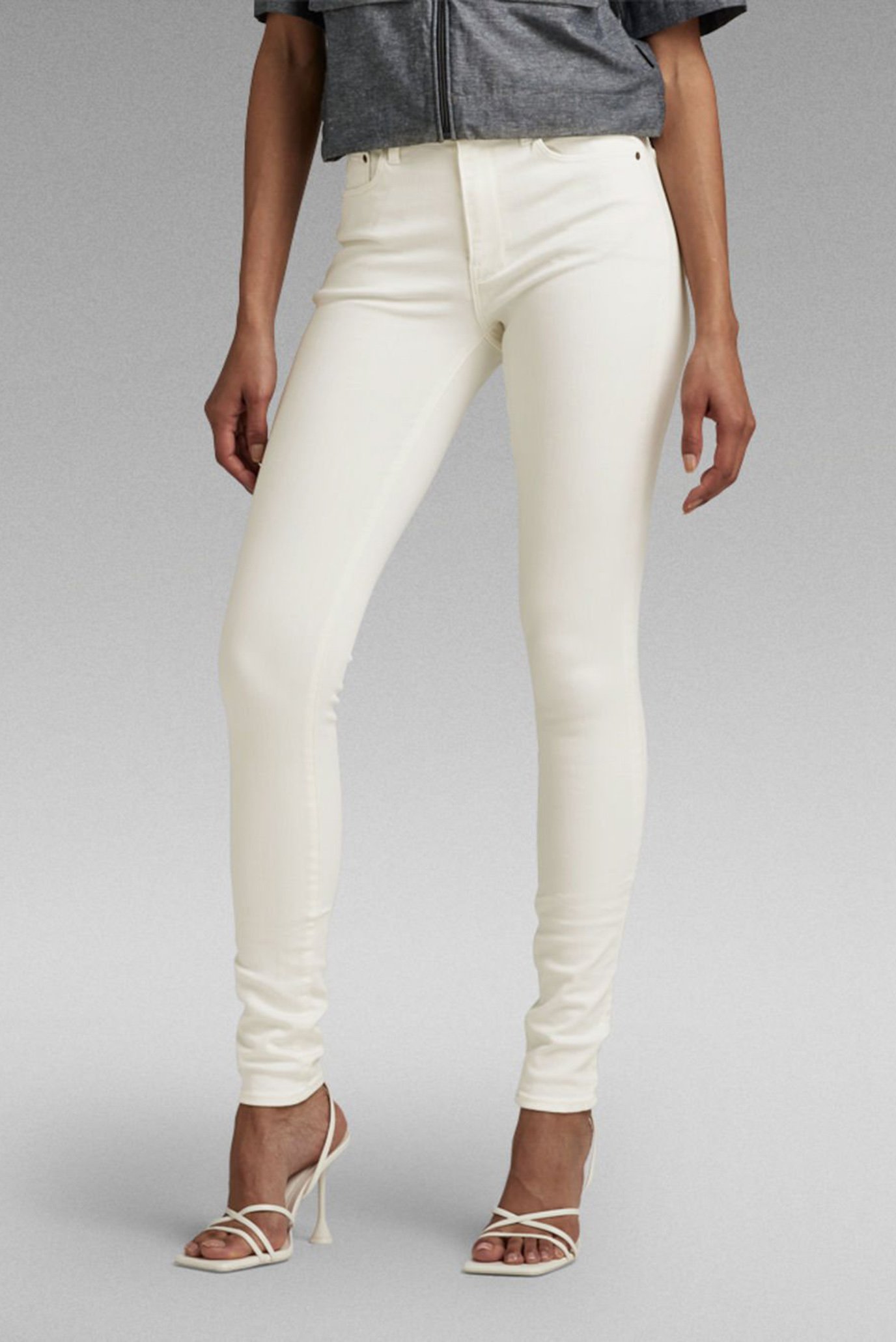 Женские белые джинсы 3301 Skinny 1