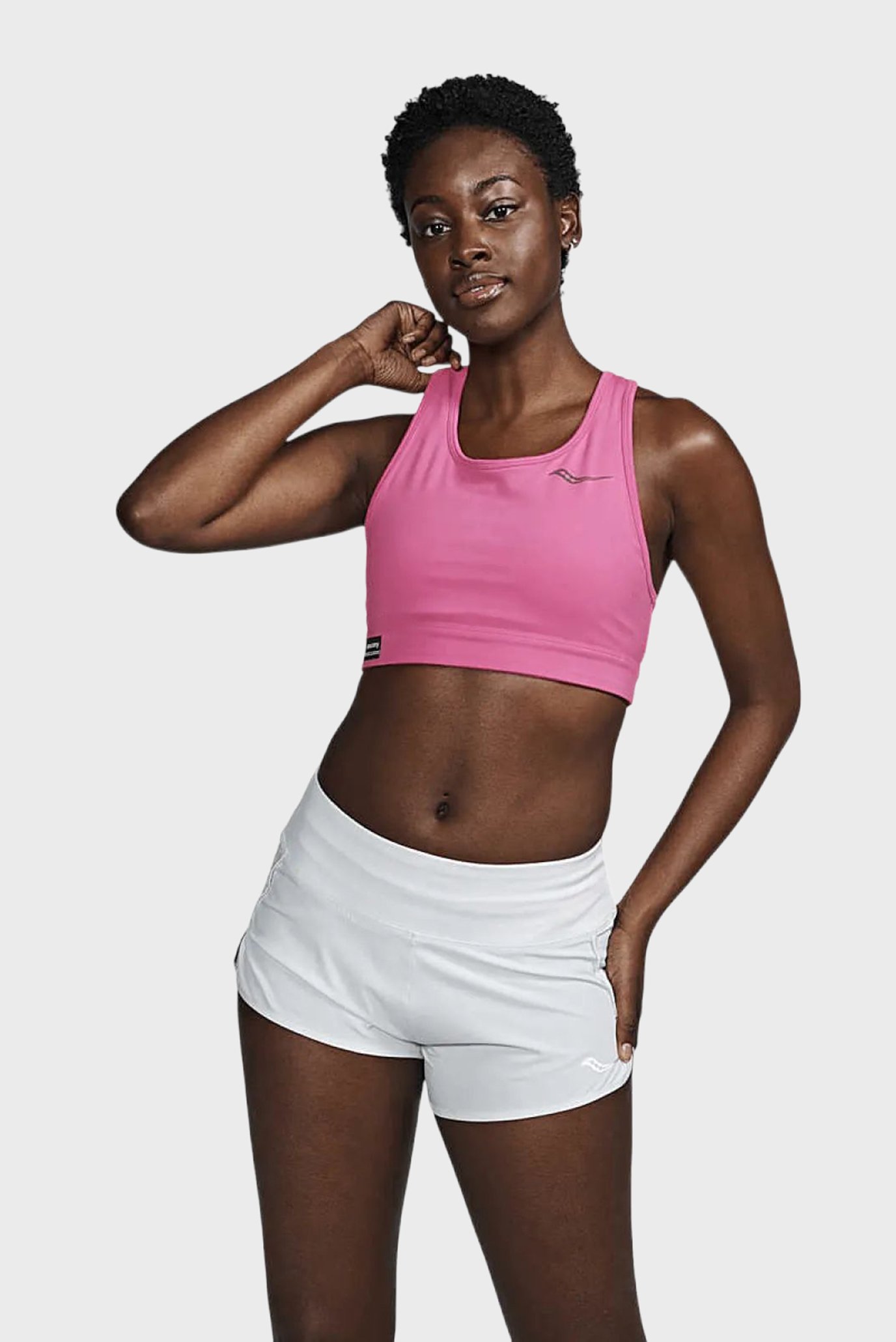 Женский розовый топ FORTIFY BRA Розовый M Saucony SAW800449-FC Женский розовый топ FORTIFY BRA Розовый M Saucony SAW800449-FC