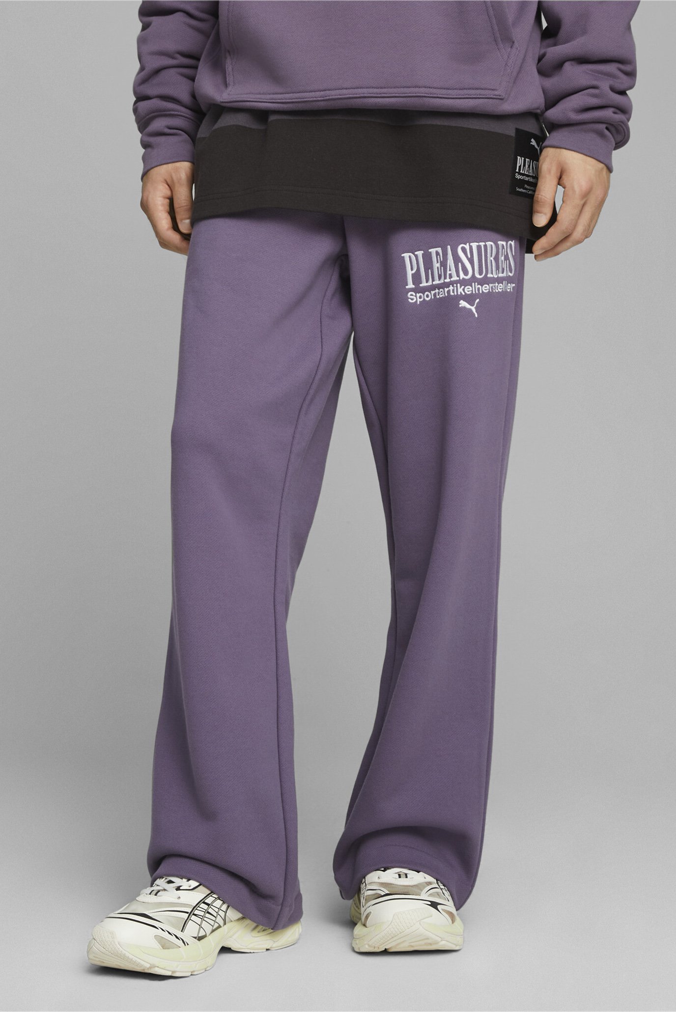 Мужские фиолетовые спортивные брюки PUMA x PLEASURES Men’s Sweatpants 1