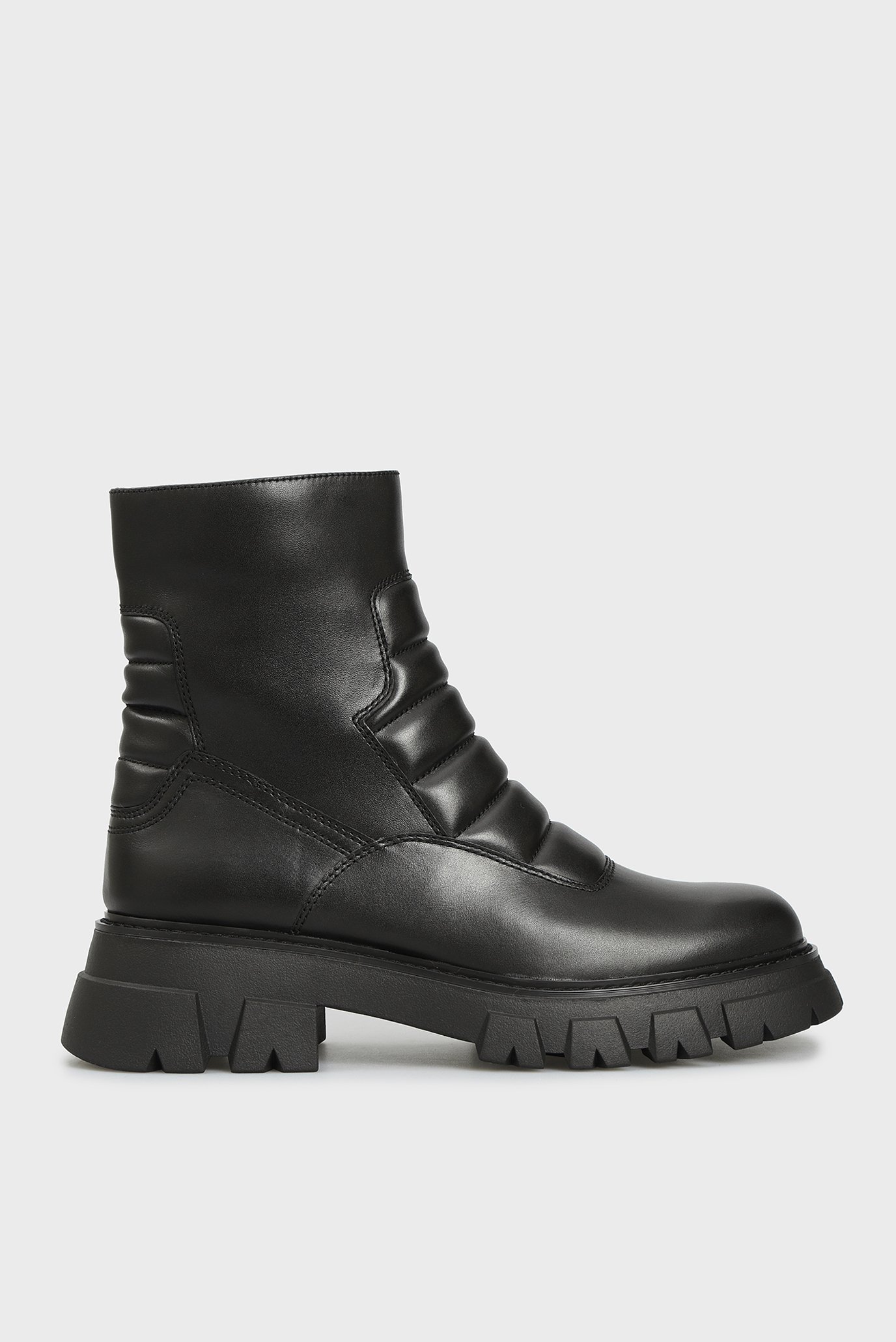 Женские черные кожаные ботинки Anouk 1