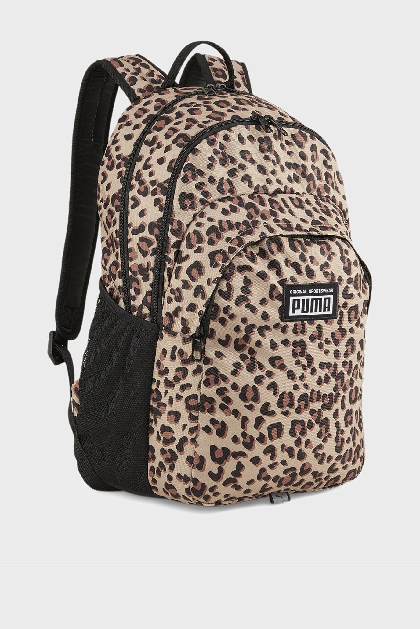 Коричневый рюкзак с узором Academy Backpack 1