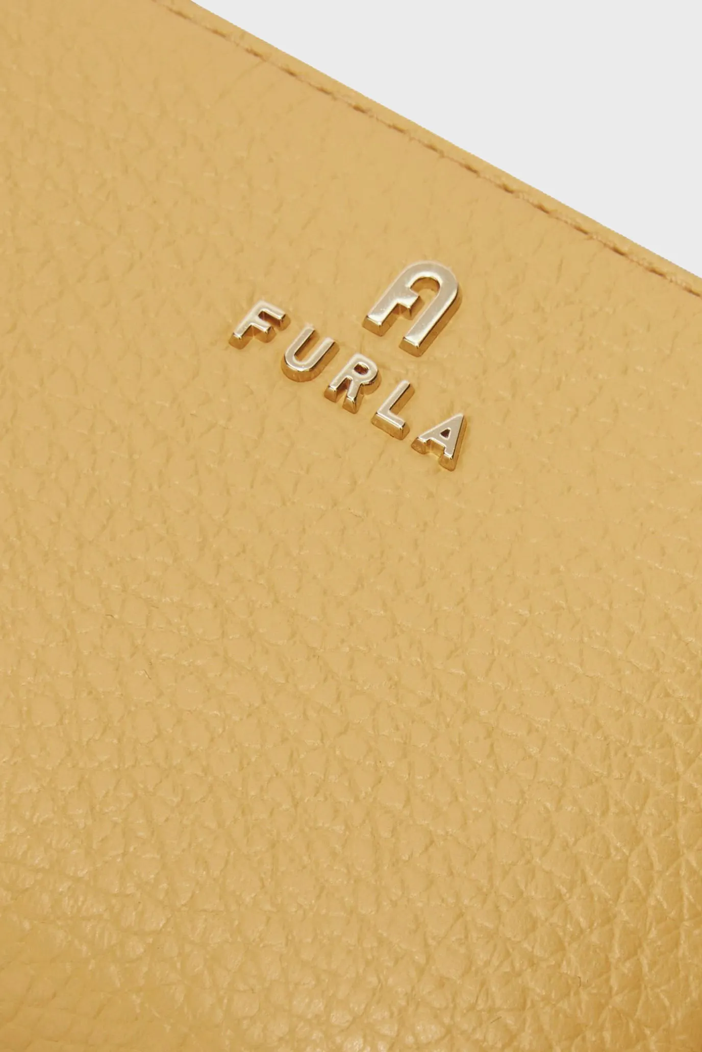 Женский желтый кожаный кошелек 2