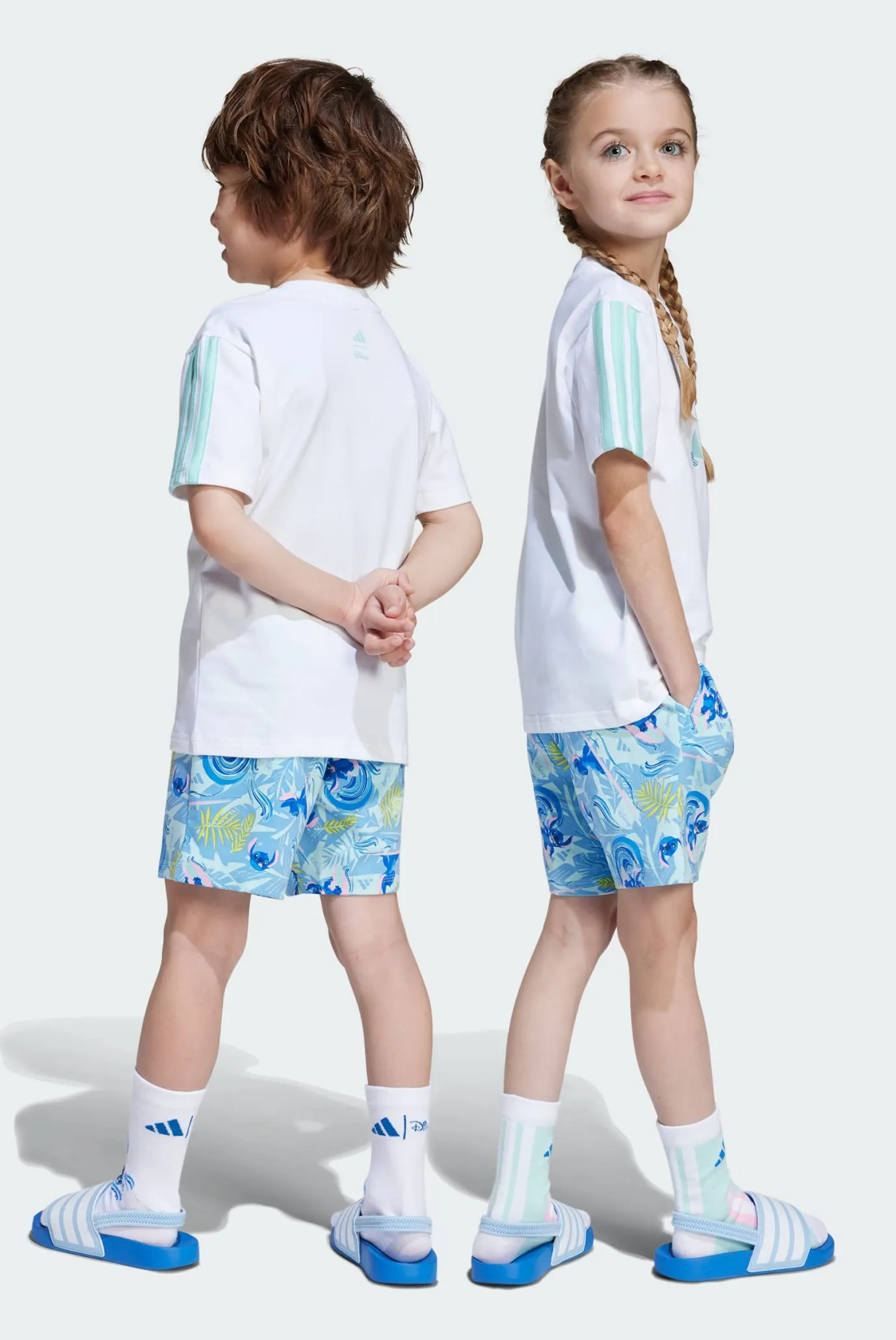 Детский комплект одежды (футболка, шорты) adidas x Disney Lilo and Stitch Kids 2