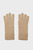 Женские бежевые кашемировые перчатки CASHMERE CHIC GLOVES