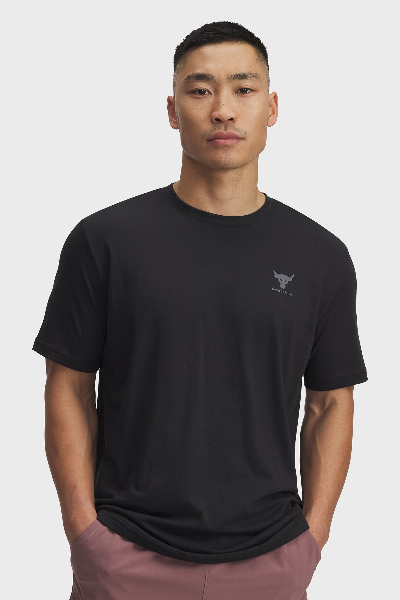 Мужская черная футболка UA Pjt Rck Simple Branded SS Черный XL Under Armour 1387797-002 Мужская черная футболка UA Pjt Rck Simple Branded SS Черный XL Under Armour 1387797-002
