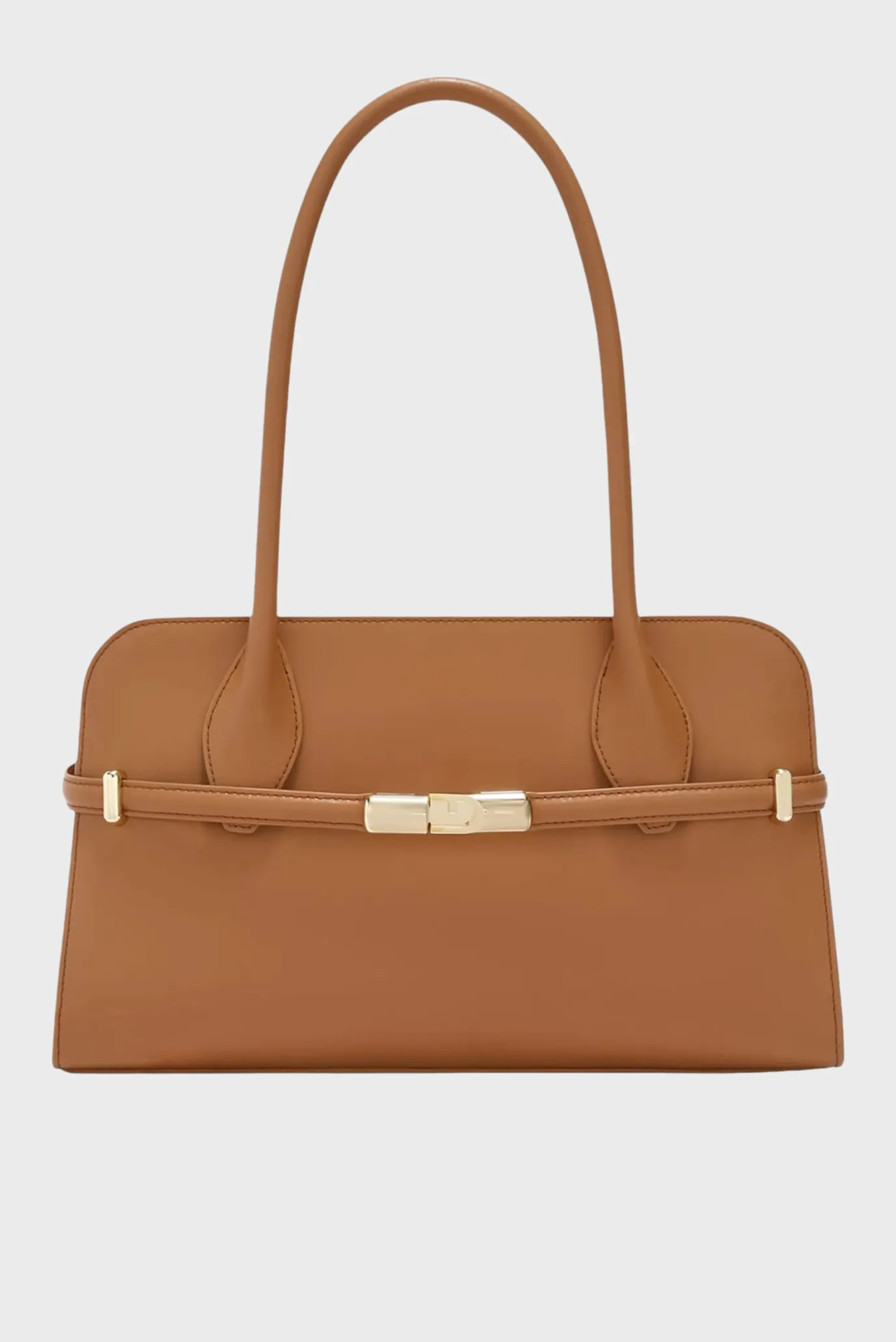 Женская коричневая кожаная сумка 1