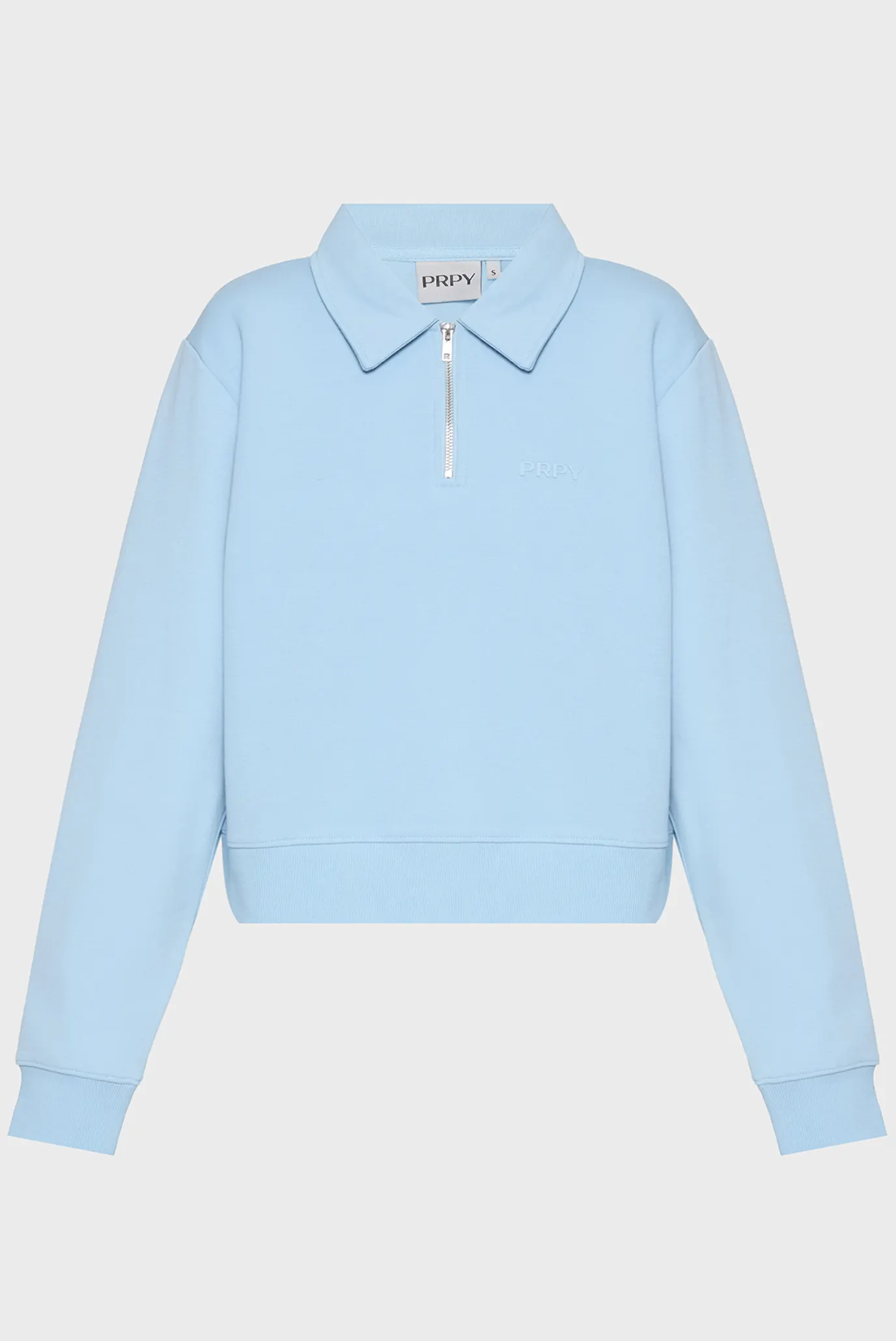 Жіноче блакитне поло 7