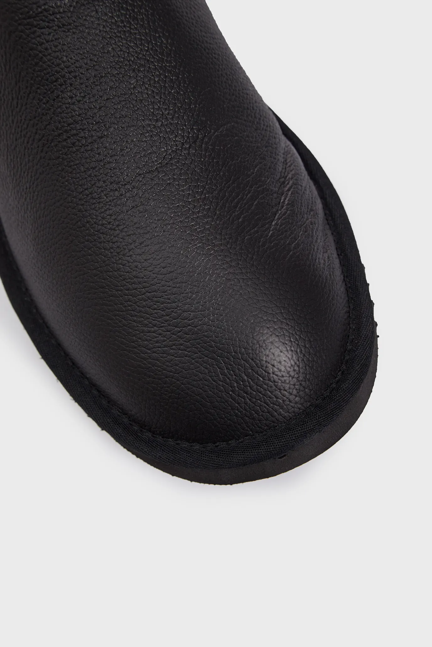 Чоловічі чорні шкіряні уггі Fabrizio 4