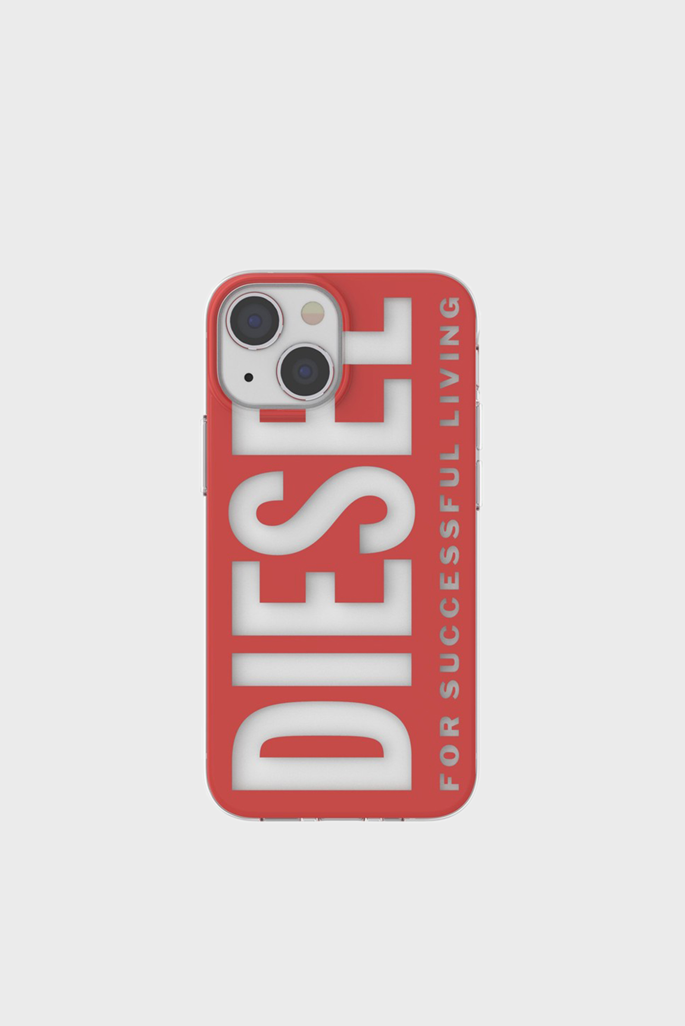 Красный чехол для телефона Diesel Clear Case Graphic for iPhone 13 Mini 1