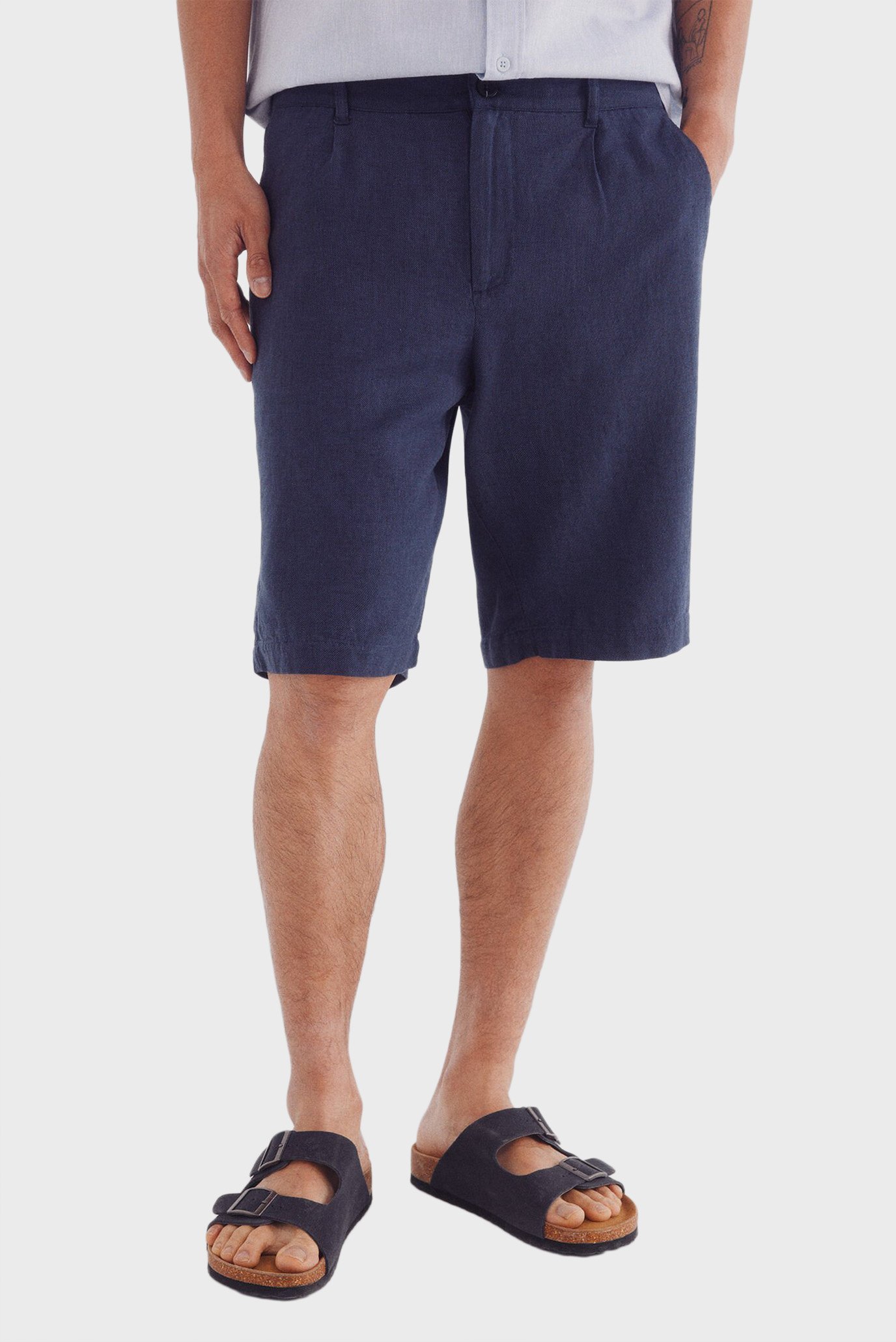 Мужские темно-синие шорты Slim fit Синий 46 SPRINGFIELD 439950 Мужские темно-синие шорты Slim fit Синий 46 SPRINGFIELD 439950