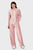 Женский розовый велюровый комплект одежды (худи, брюки)