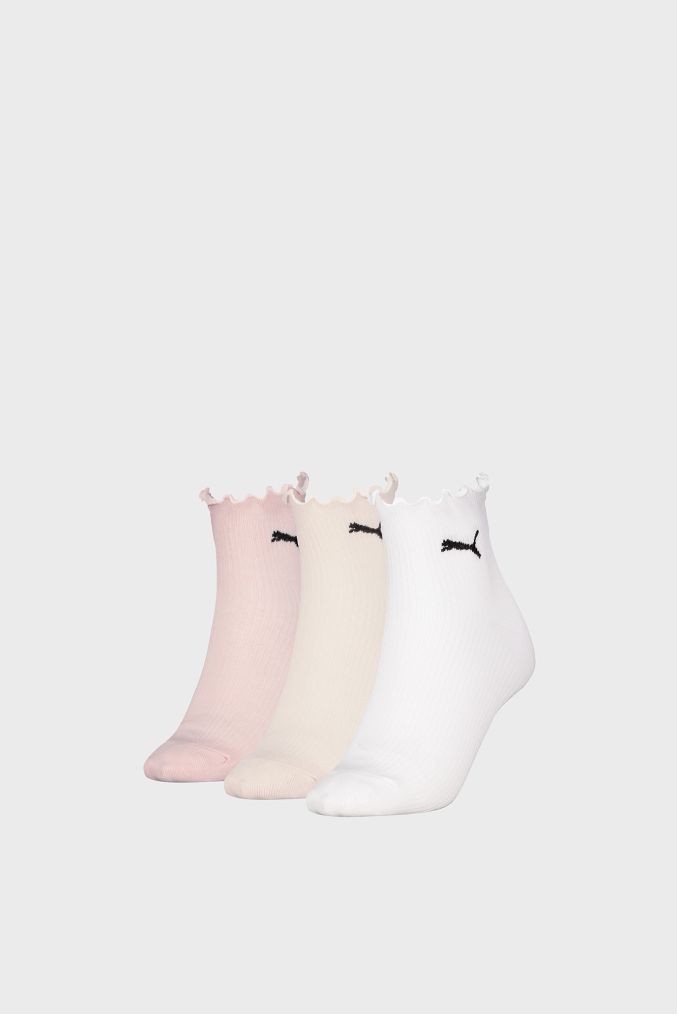 Женские носки  (3 пары) PUMA Women's Quarter Socks 3 pack 1