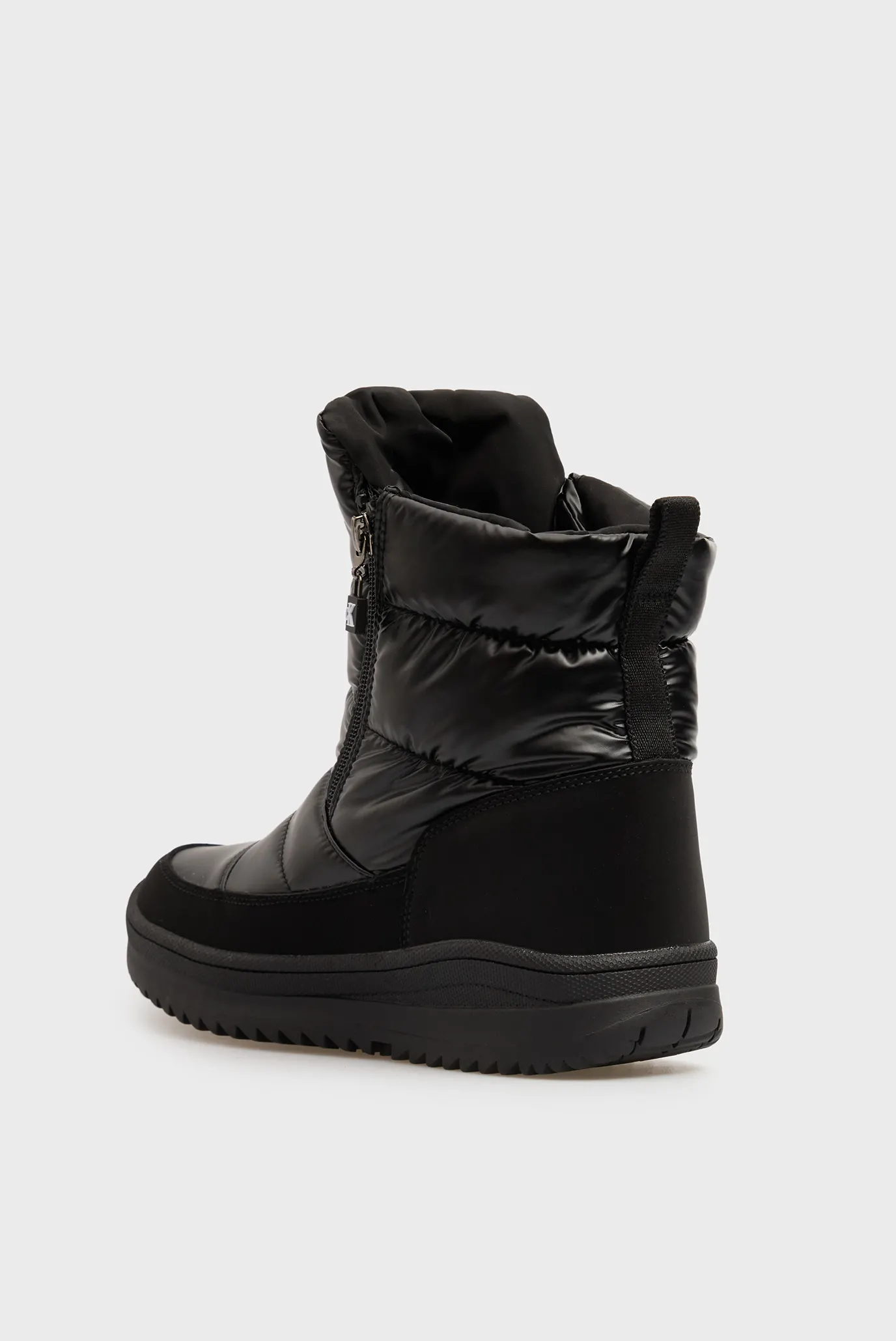 Детские черные дутики SNOW 5