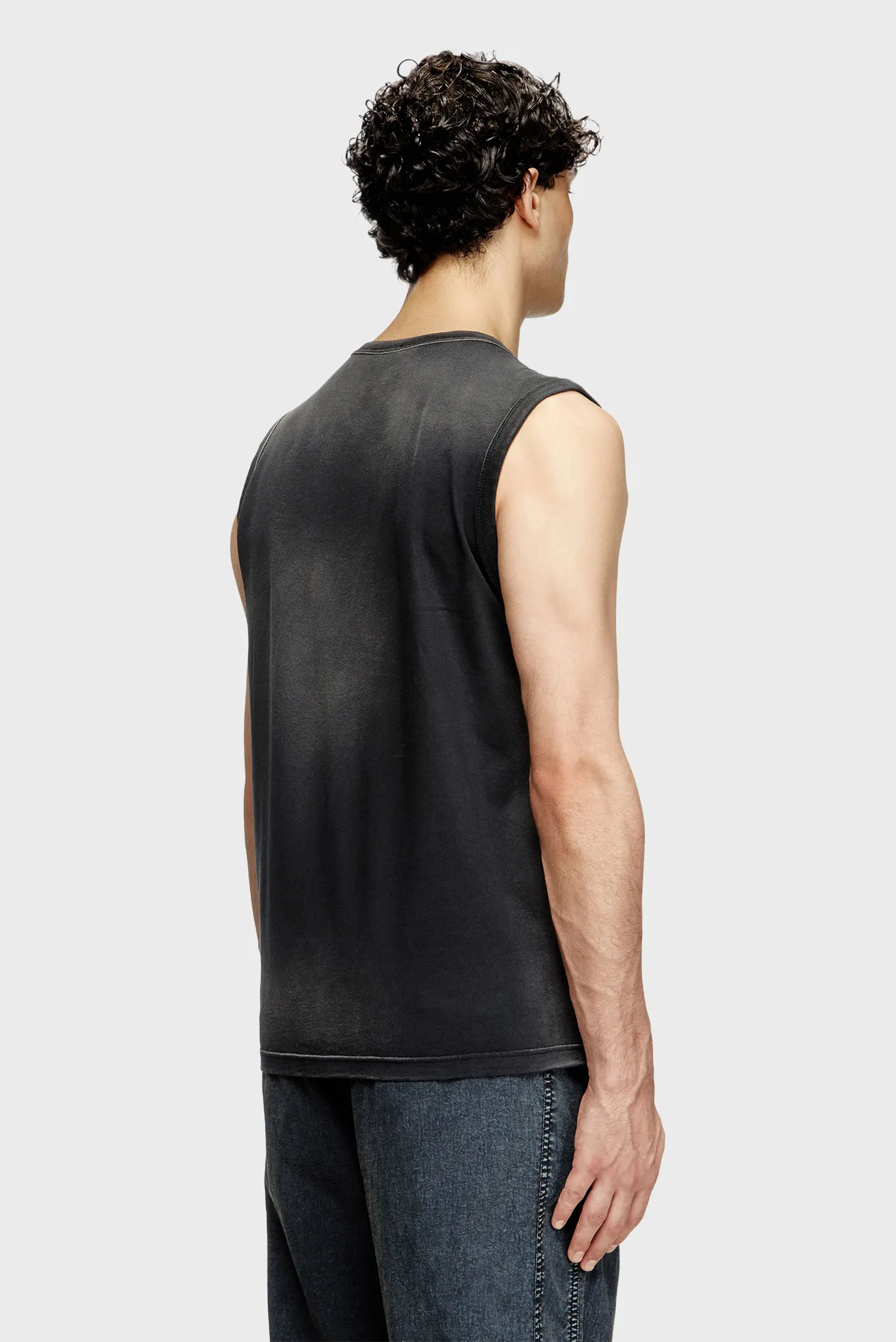 Мужская черная майка T-BRICO-NEW 3