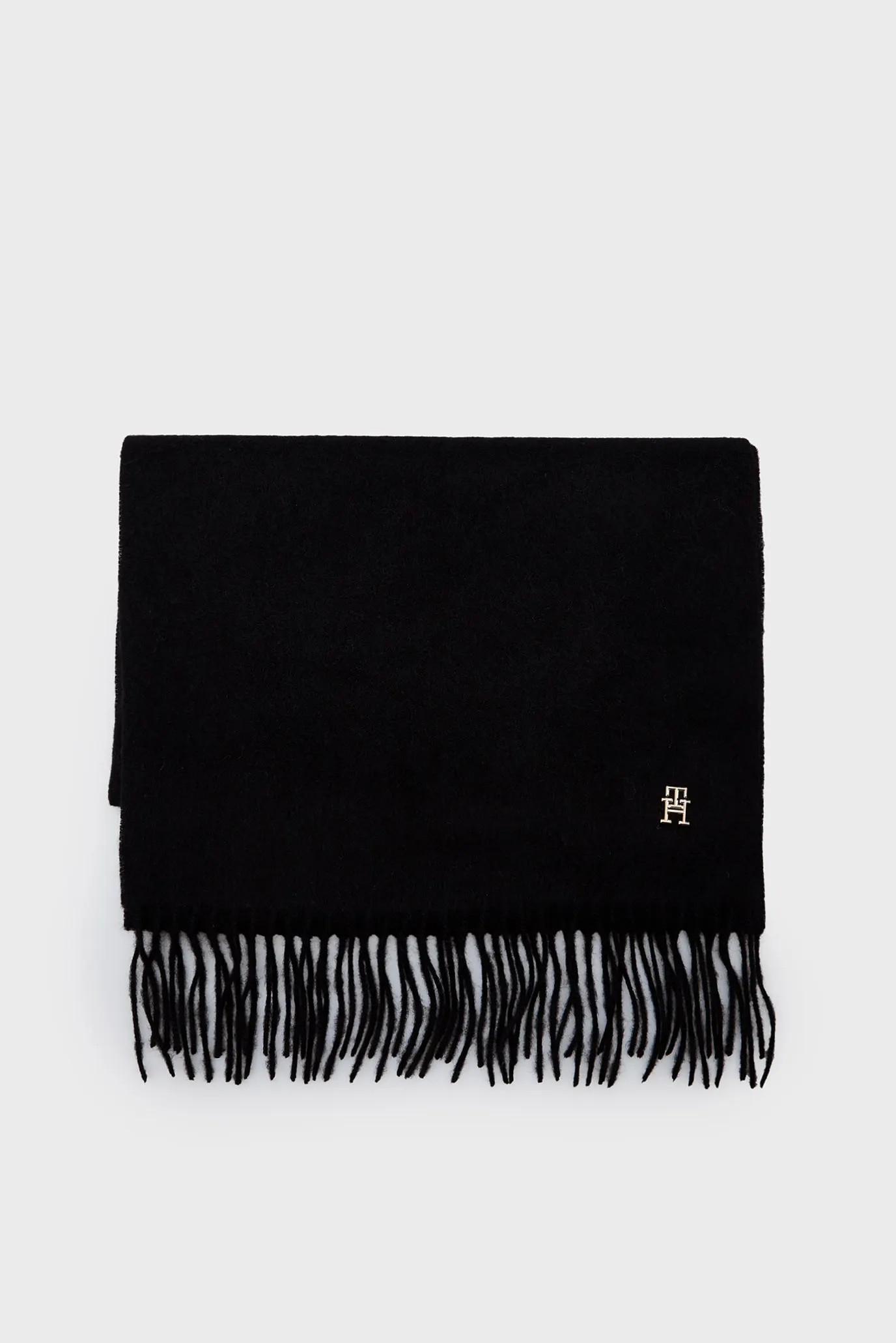 Женский черный кашемировый шарф CASHMERE CHIC WOVEN SCARF 3