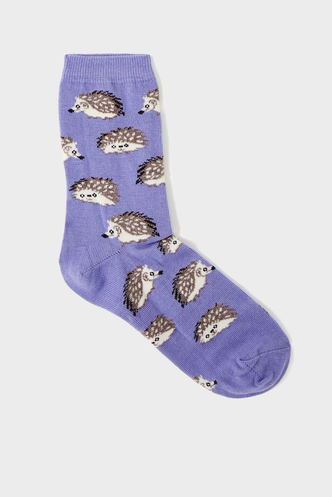 Жіночі фіолетові шкарпетки HEDGEHOG SOCK 1