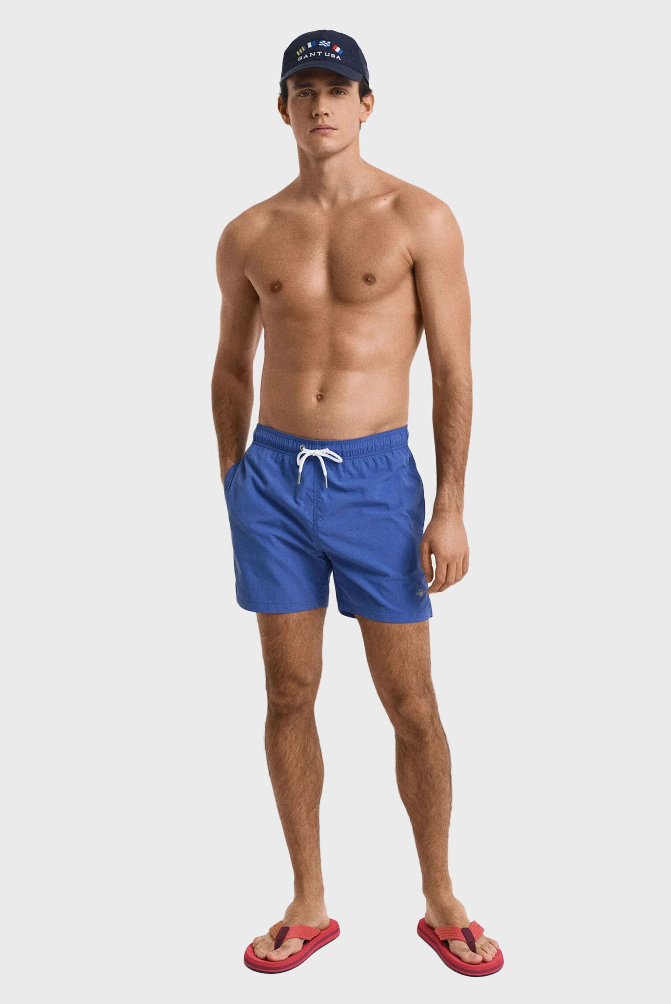Мужские синие плавательные шорты SWIM SHORTS Синий L Gant 920016000 Мужские синие плавательные шорты SWIM SHORTS Синий L Gant 920016000