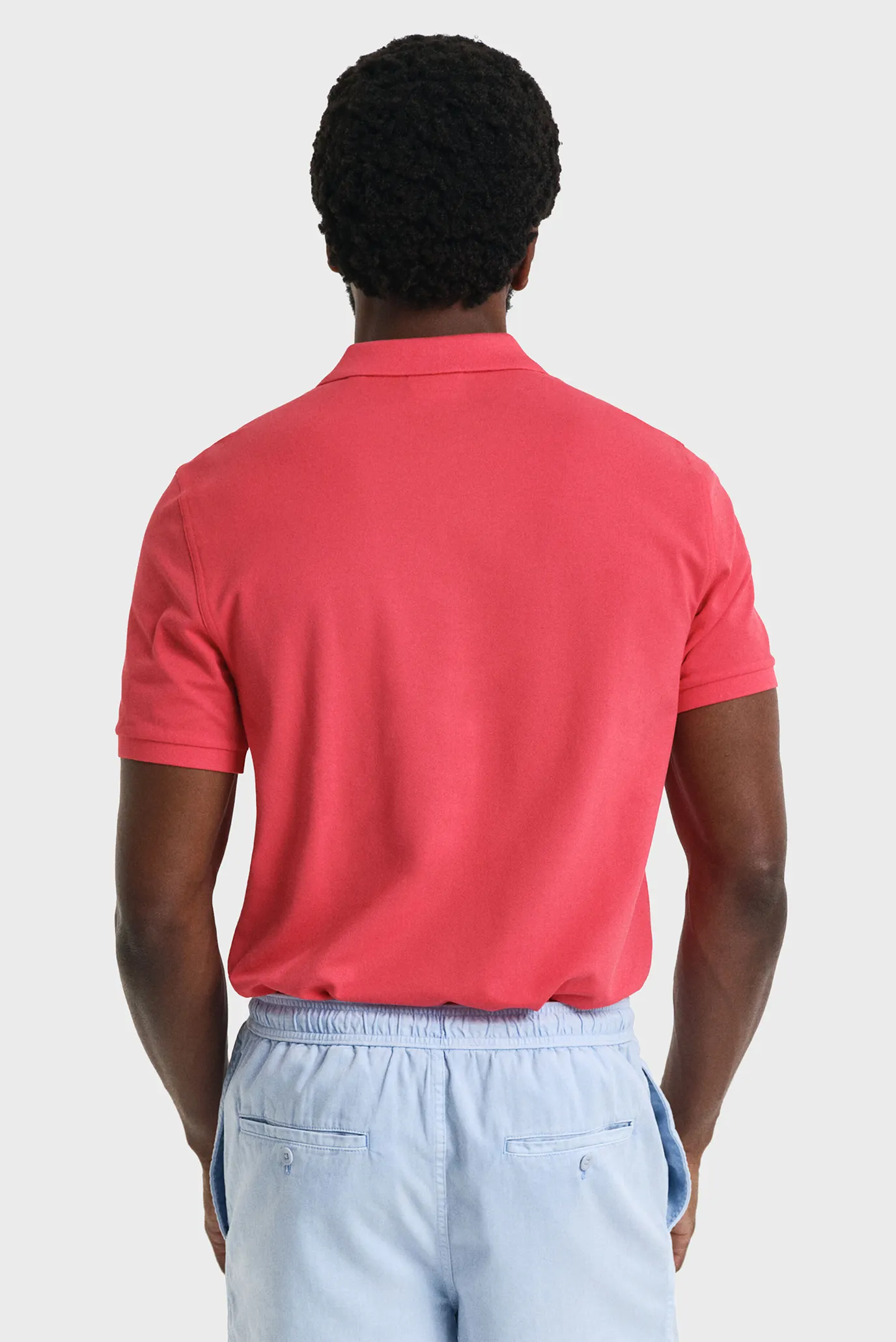 Мужское красное поло REG SHIELD SS PIQUE 2