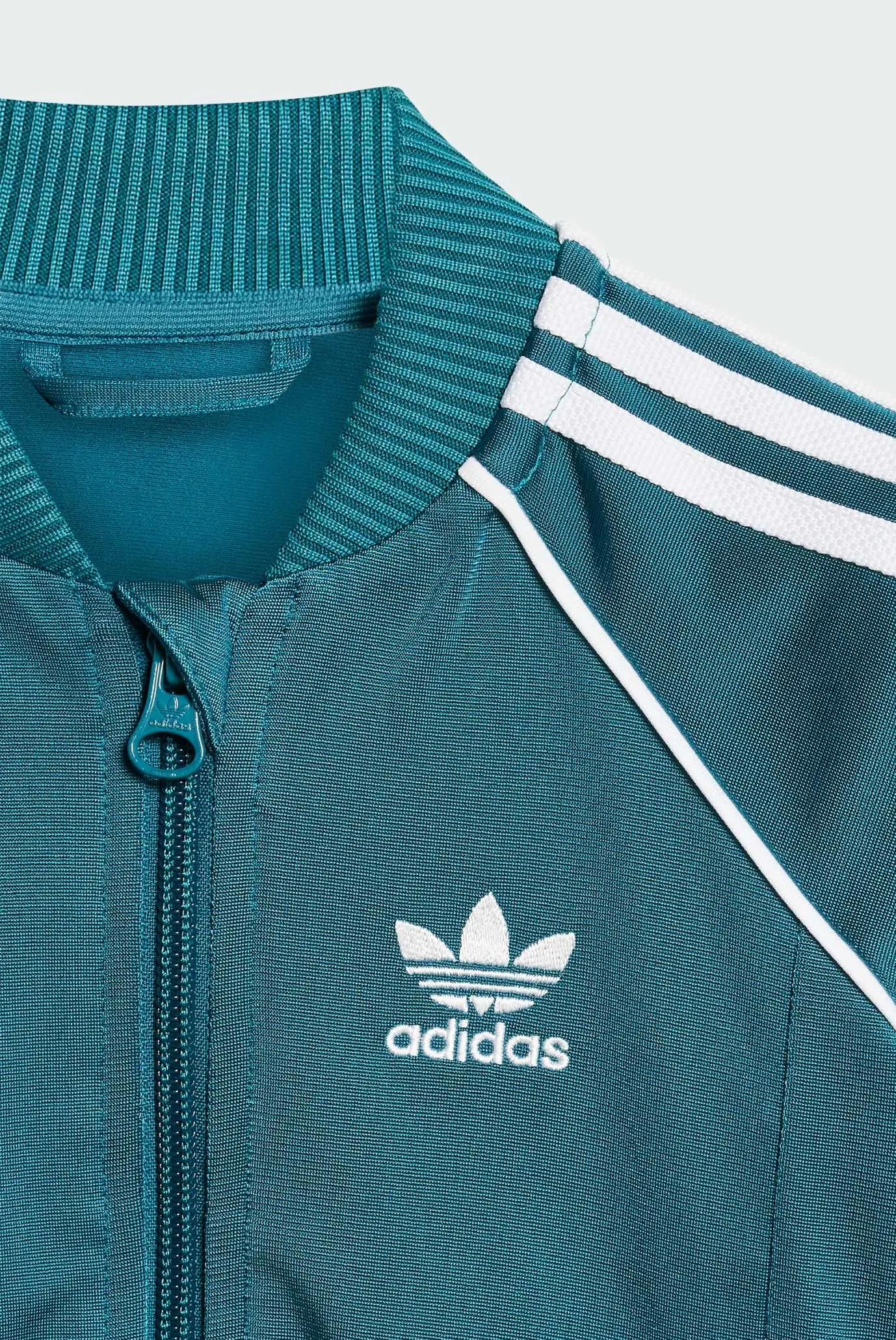 Детский бирюзовый спортивный костюм  (кофта, брюки) Adicolor SST Kids 6