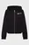 Жіноче чорне худі ZIP-U
