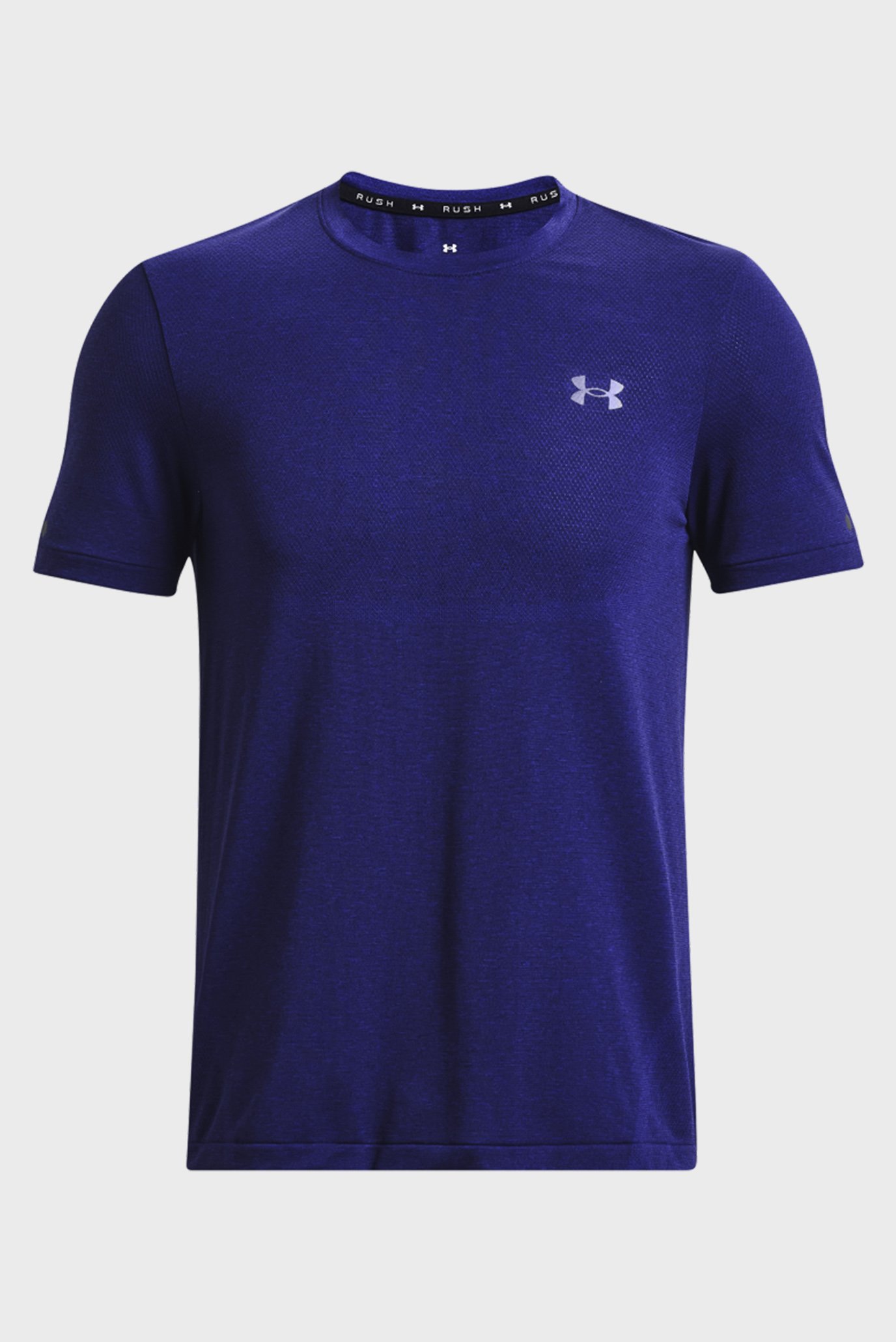 Чоловіча темно-синя футболка UA Rush Seamless Legacy SS 1