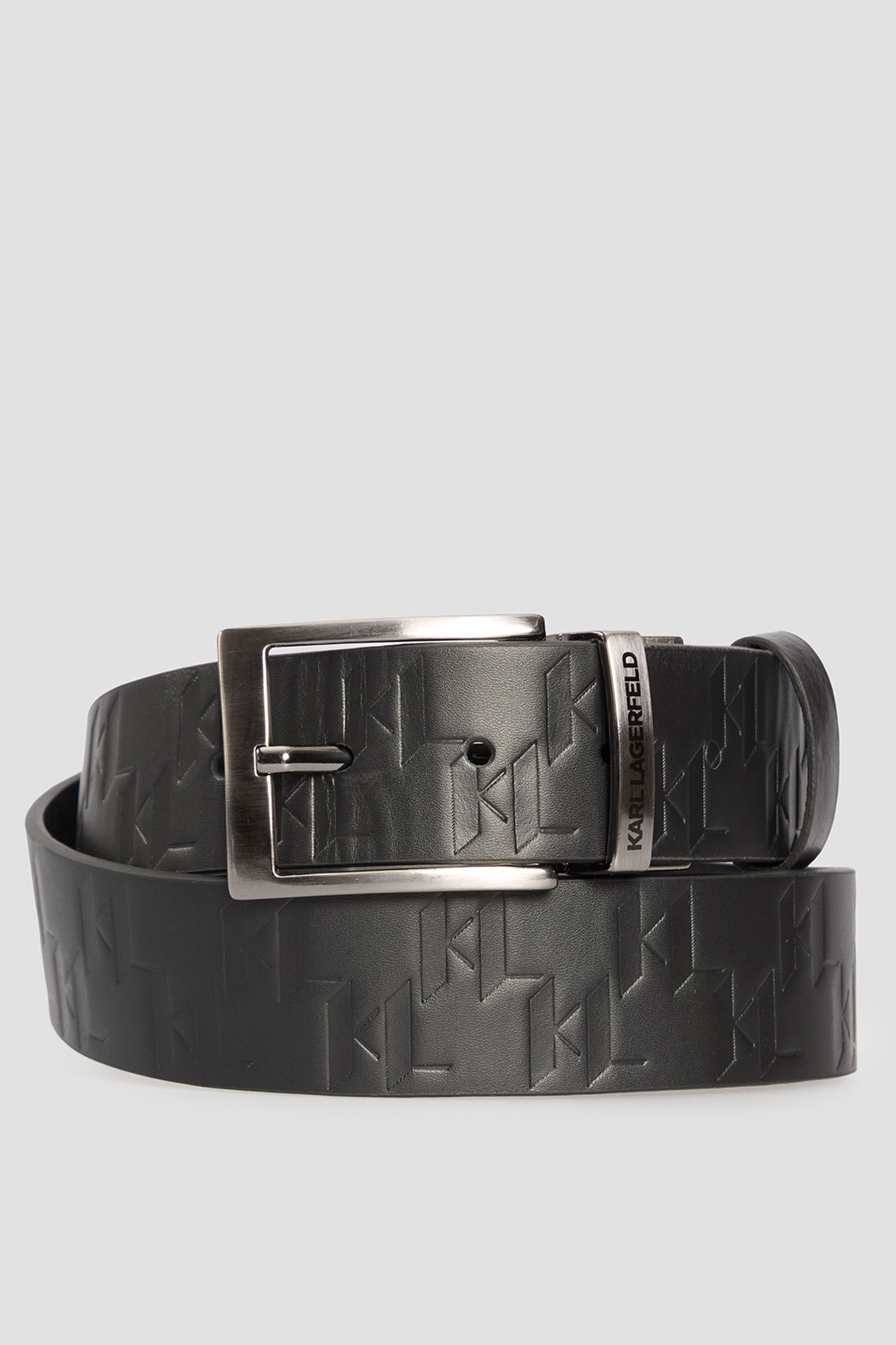 Мужской черный кожаный ремень Черный 85 Karl Lagerfeld 553454.815302;990 Мужской черный кожаный ремень Черный 85 Karl Lagerfeld 553454.815302;990