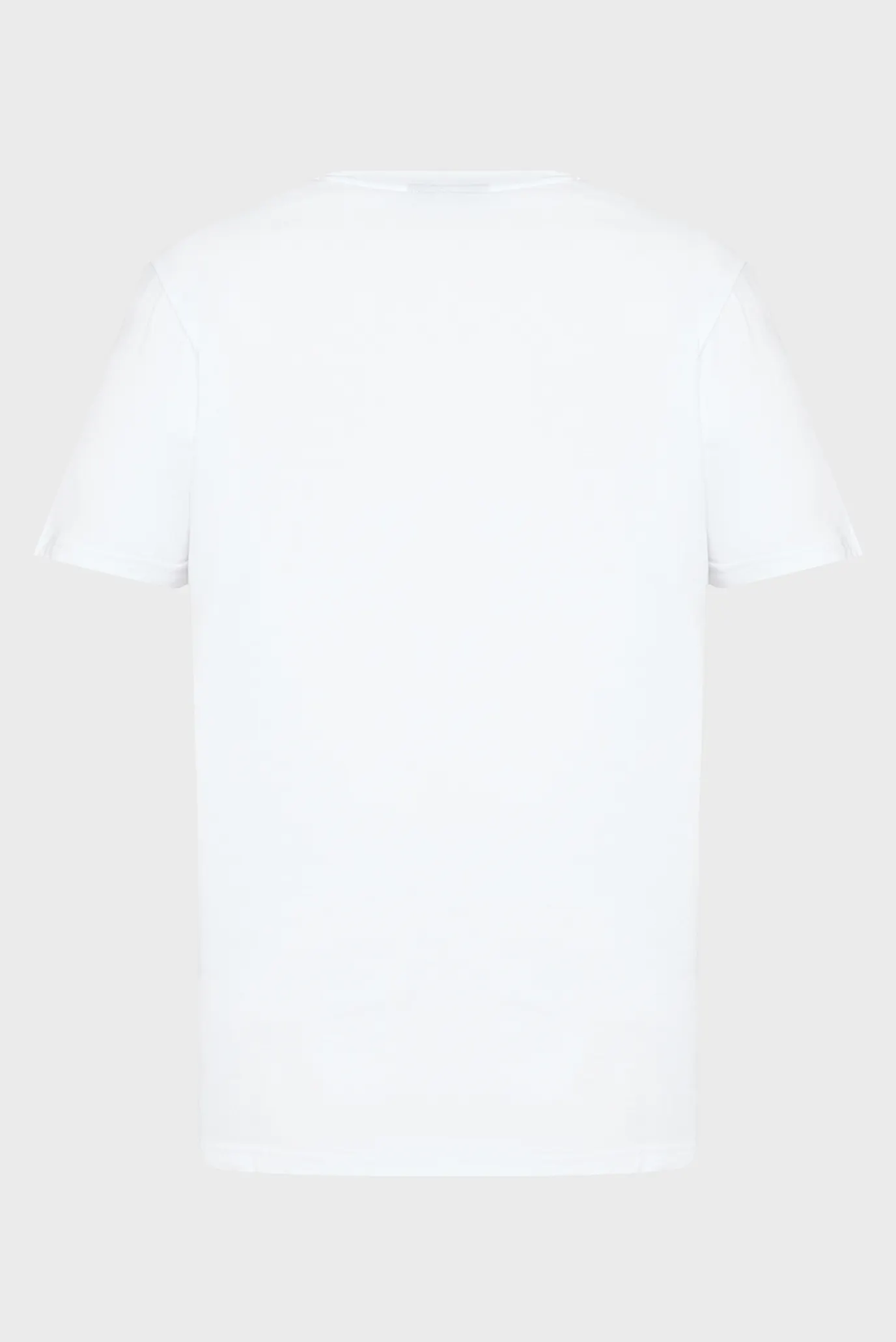 Мужская белая футболка slim logo tee 2