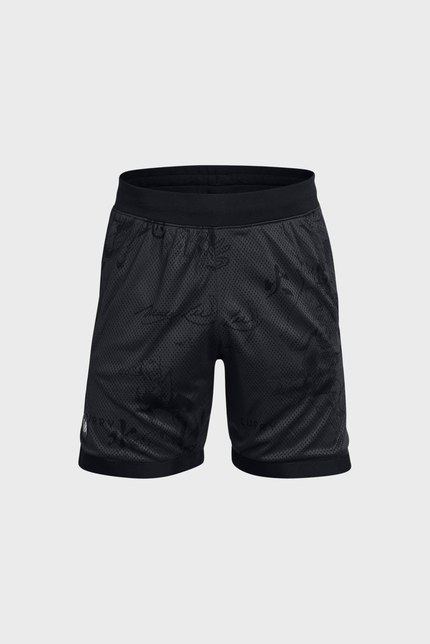 Мужские темно-серые шорты с узором Curry x Bruce Lee Short 1 1