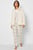Женская бежевая пижама (кардиган, лонгслив, брюки) OCEA