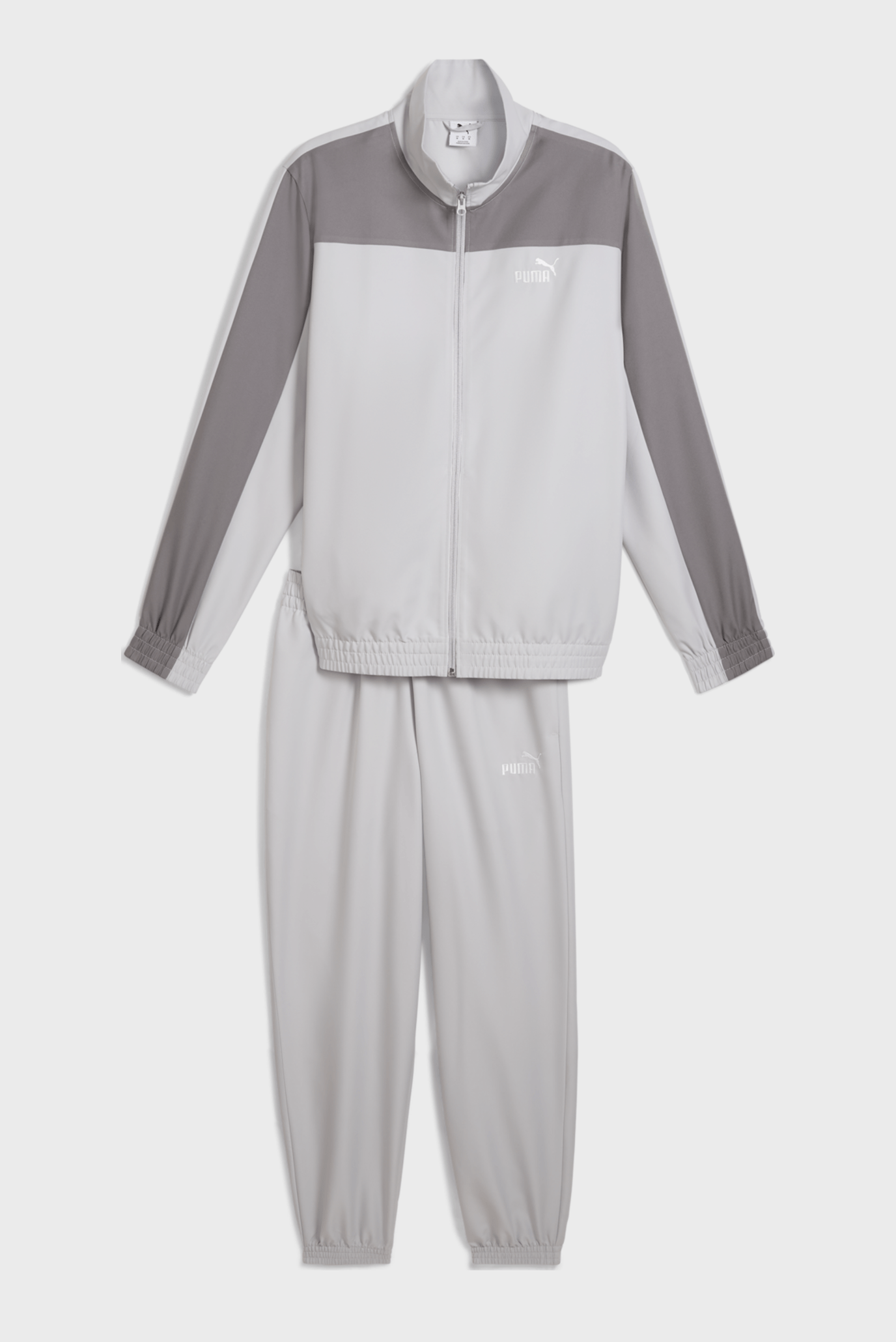 Мужской светло-серый спортивный костюм (кофта, брюки) Woven Colourblock Tracksuit Men 1