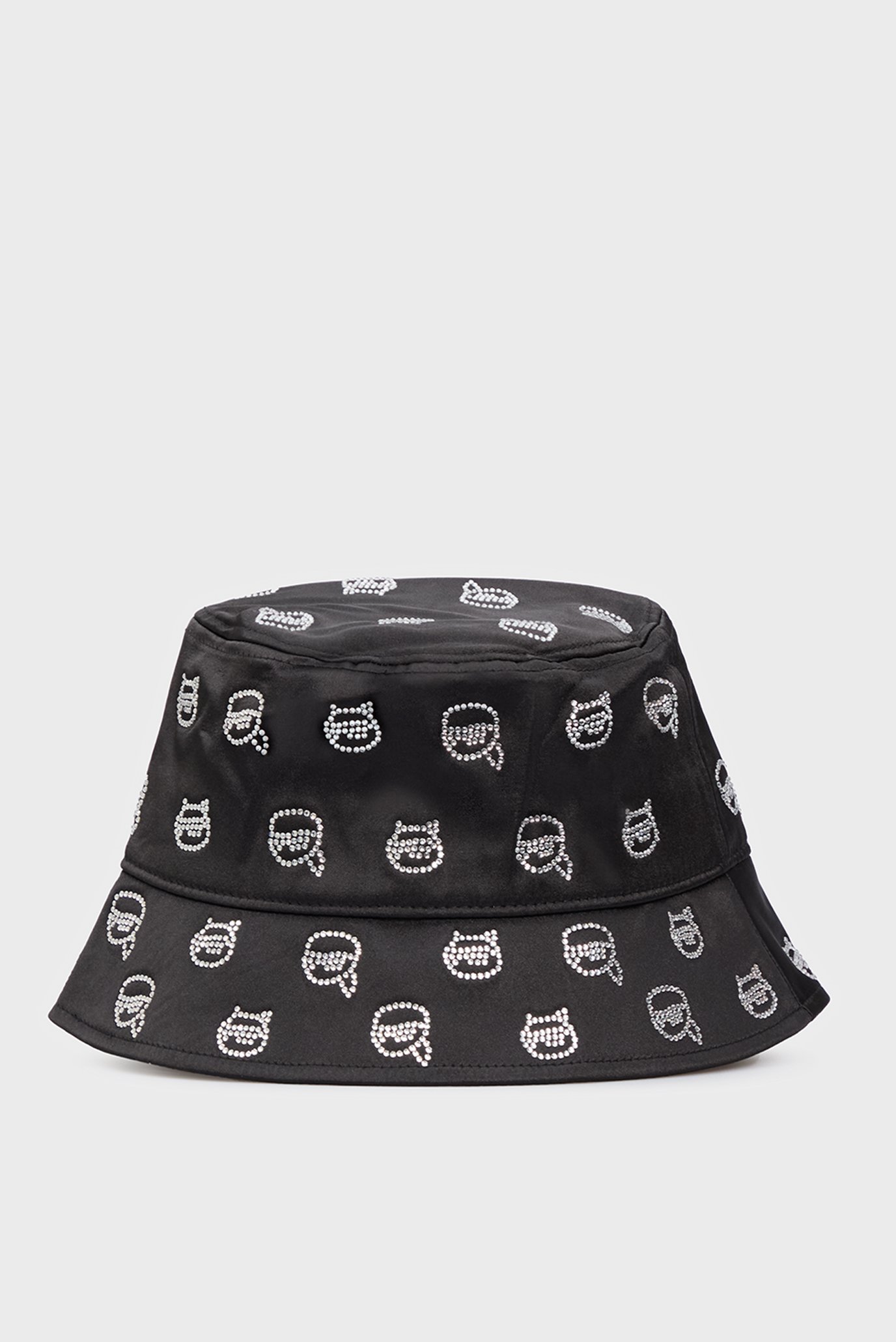 Женская черная панама K IKONIK 2.0 RHNSTN BUCKET HAT 1