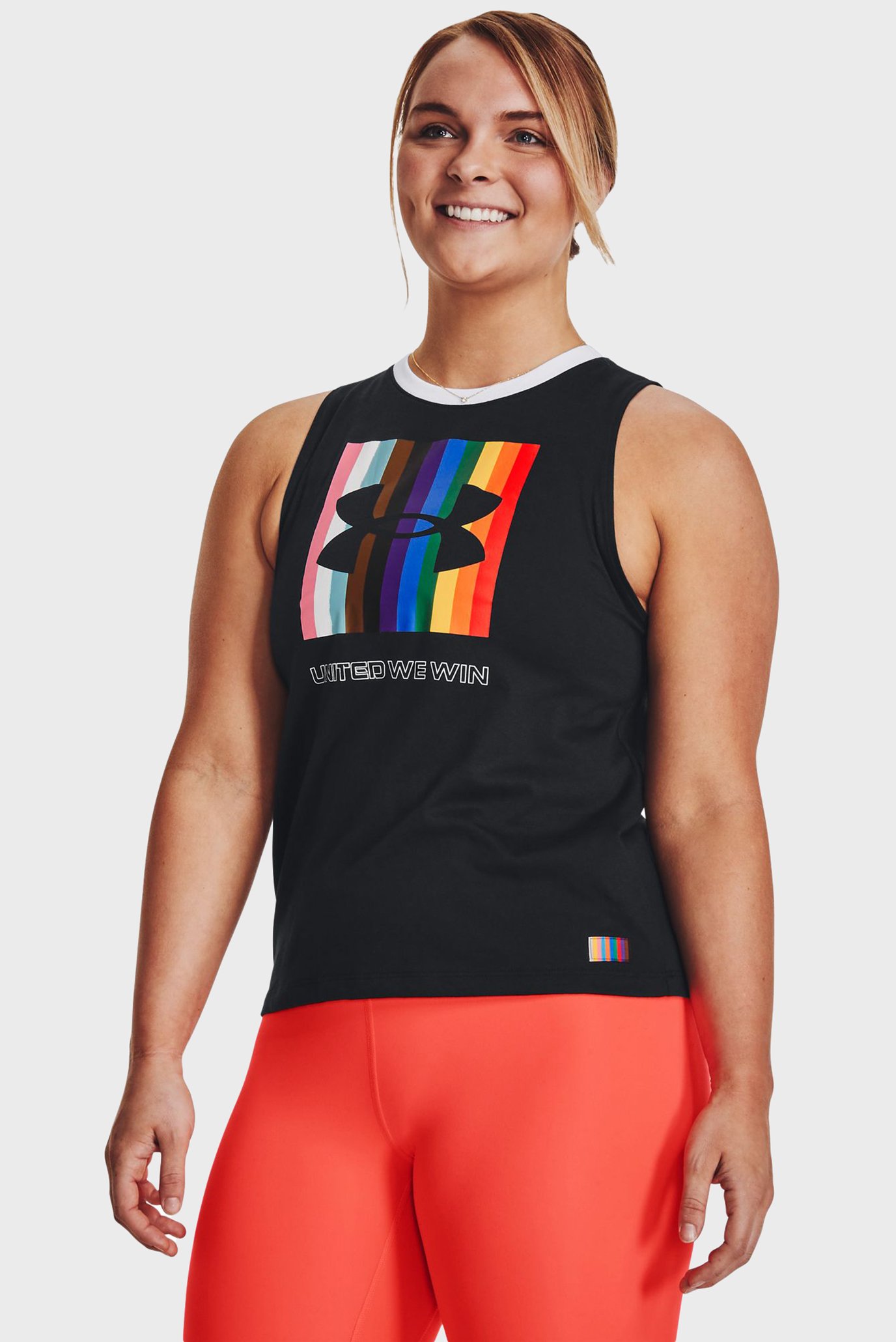 Жіноча чорна майка UA PRIDE TANK 1