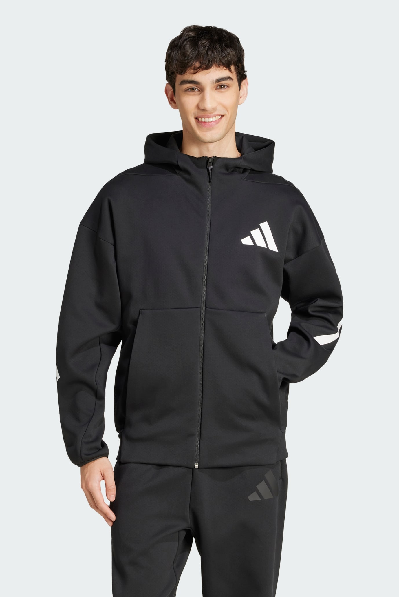 Чоловіче чорне худі 
New adidas Z.N.E. Full-Zip 1